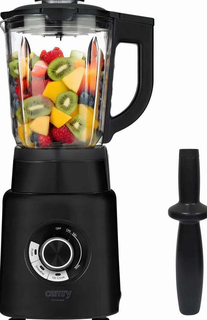 Camry CR 4089 Blender kielichowy 2000W 1,7L czarny, tytanowe ostrza, funkcje pulsacyjne