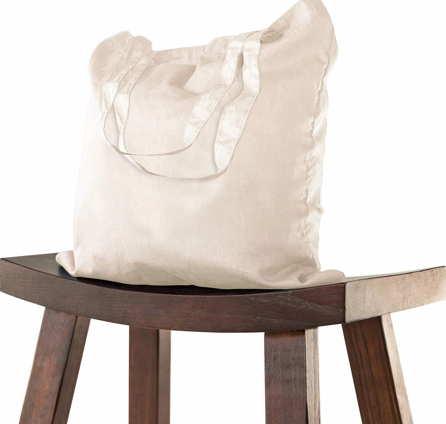 ELES VIDA Torba bawełniana 38 x 42 cm, bez nadruku, z dwoma krótkimi uchwytami, certyfikat Öko-Tex®, torba materiałowa, torba do noszenia, torba bawełniana, torba na zakupy, torba jutowa, torba