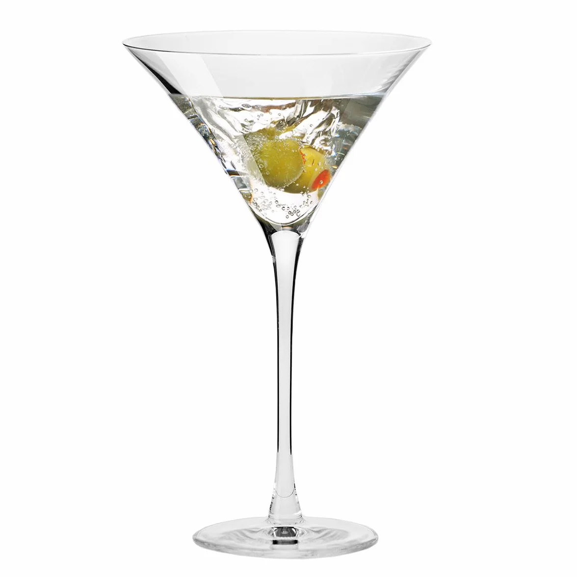KROSNO | Kieliszki do Martini | Komplet 6 x 250 ml | Kolekcja Divine | Wysoka nóżka | Do klasycznych martini i koktajli | Bezołowiowe szkło kryształowe | Na imprezy i przyjęcia | Do zmywarki