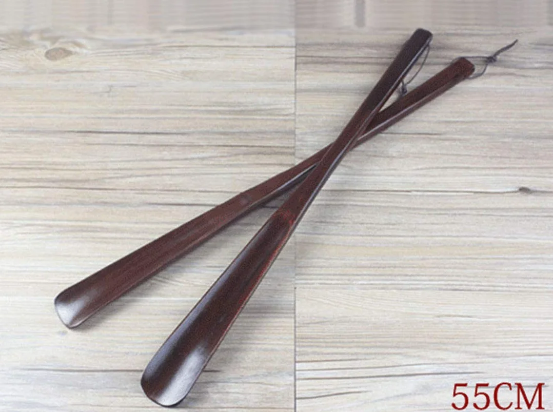 Drewniana łyżka do butów z długą rączką, Schima Superba(Schima Superba 32cm)