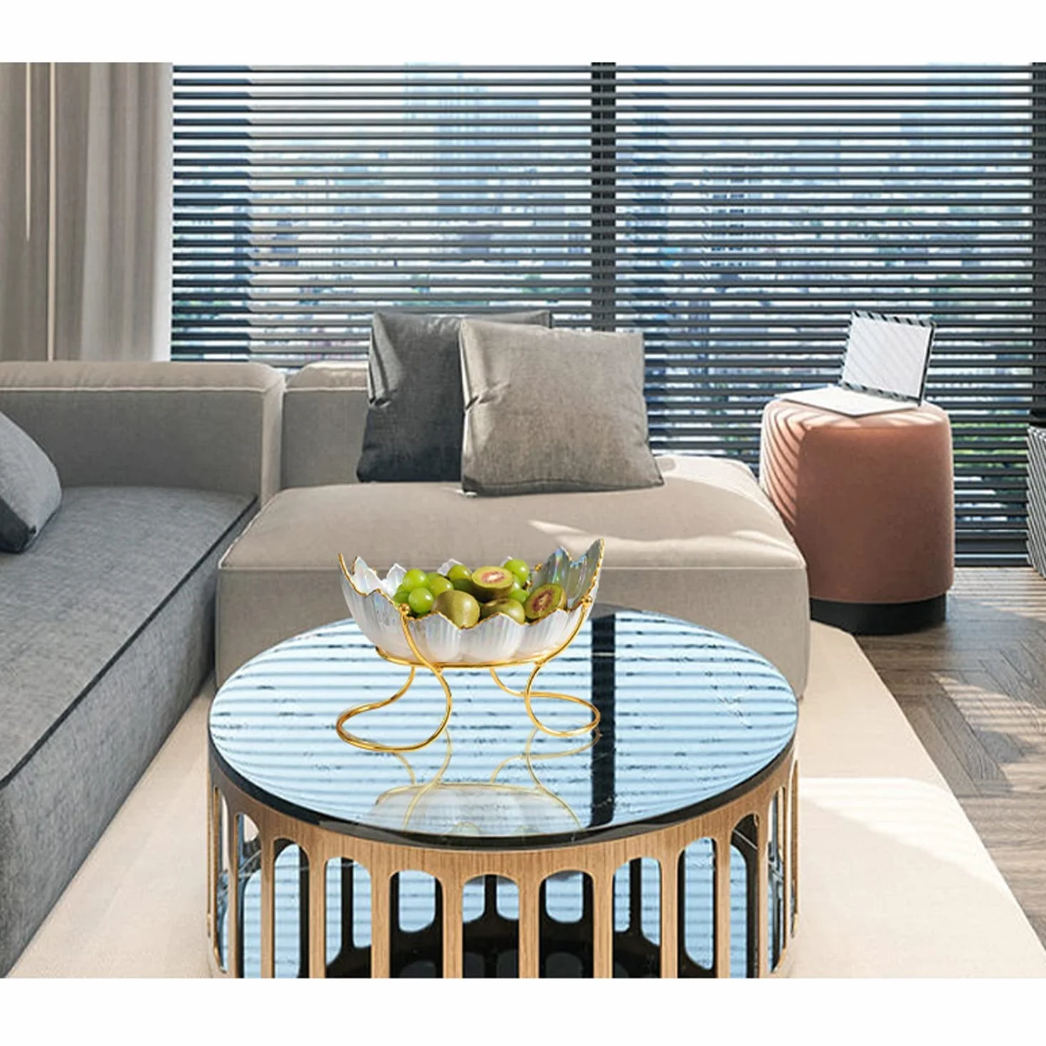 ceramiczna miska na owoce, Lekki ceramiczny talerz na suszone owoce z cokołem, stojak orzechy jagodowe, taca do przechowywania przekąsek słodycze dekoracji salonu w domu/taca B