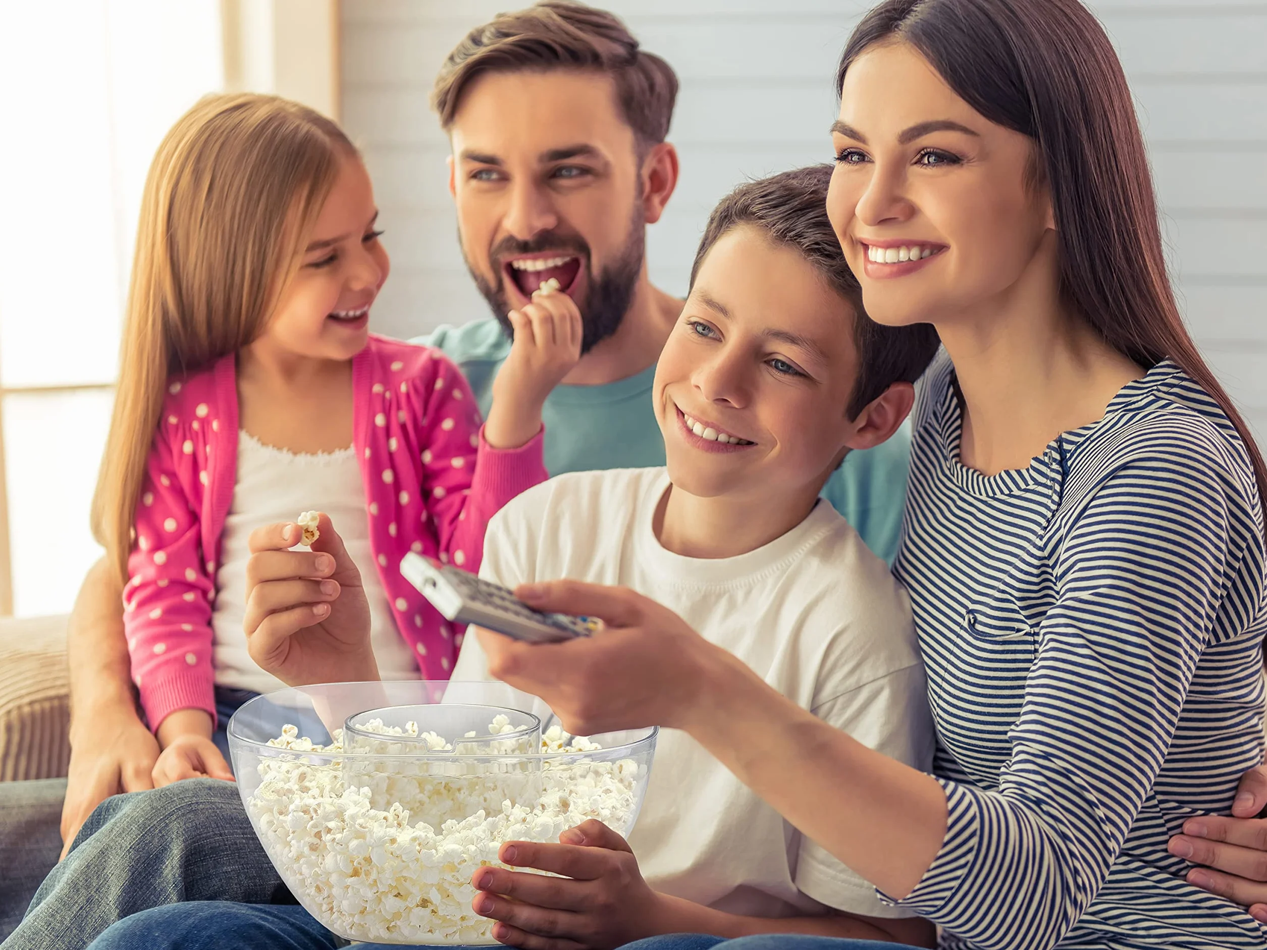 BEPER P101CUD052 Maszyna do popcornu na gorące powietrze - ekspres do popcornu ze zdejmowaną miską na popcorn bez tłuszczu i oleju