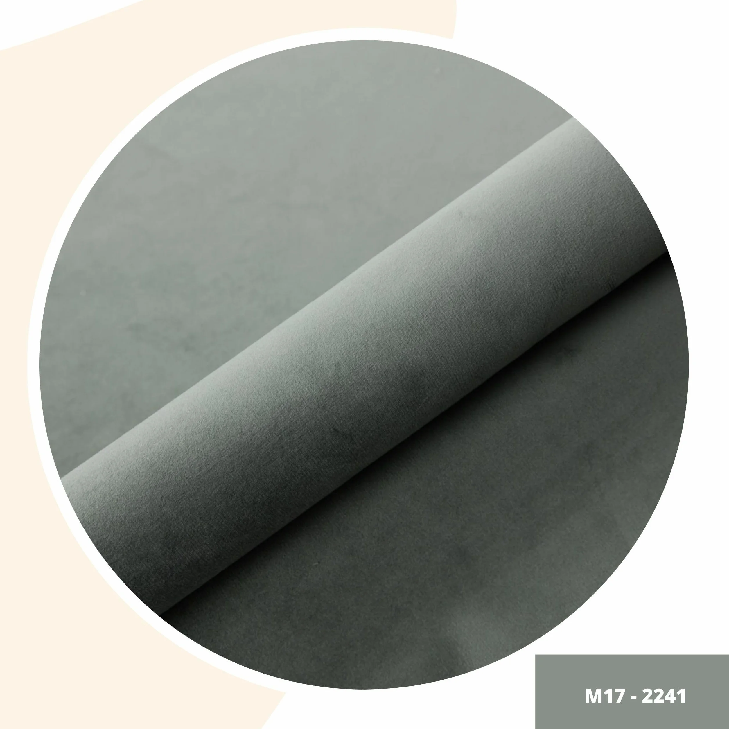 Muralo Aksamitna poduszka ścienna panel tapicerowany 30 cm x 80 cm szara