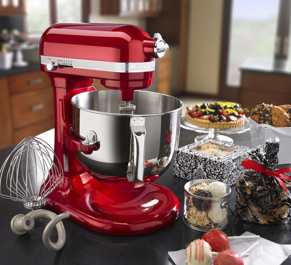 KitchenAid 5KSM7580XECA robot kuchenny, stal nierdzewna, 6,9 litra, Candy Apple