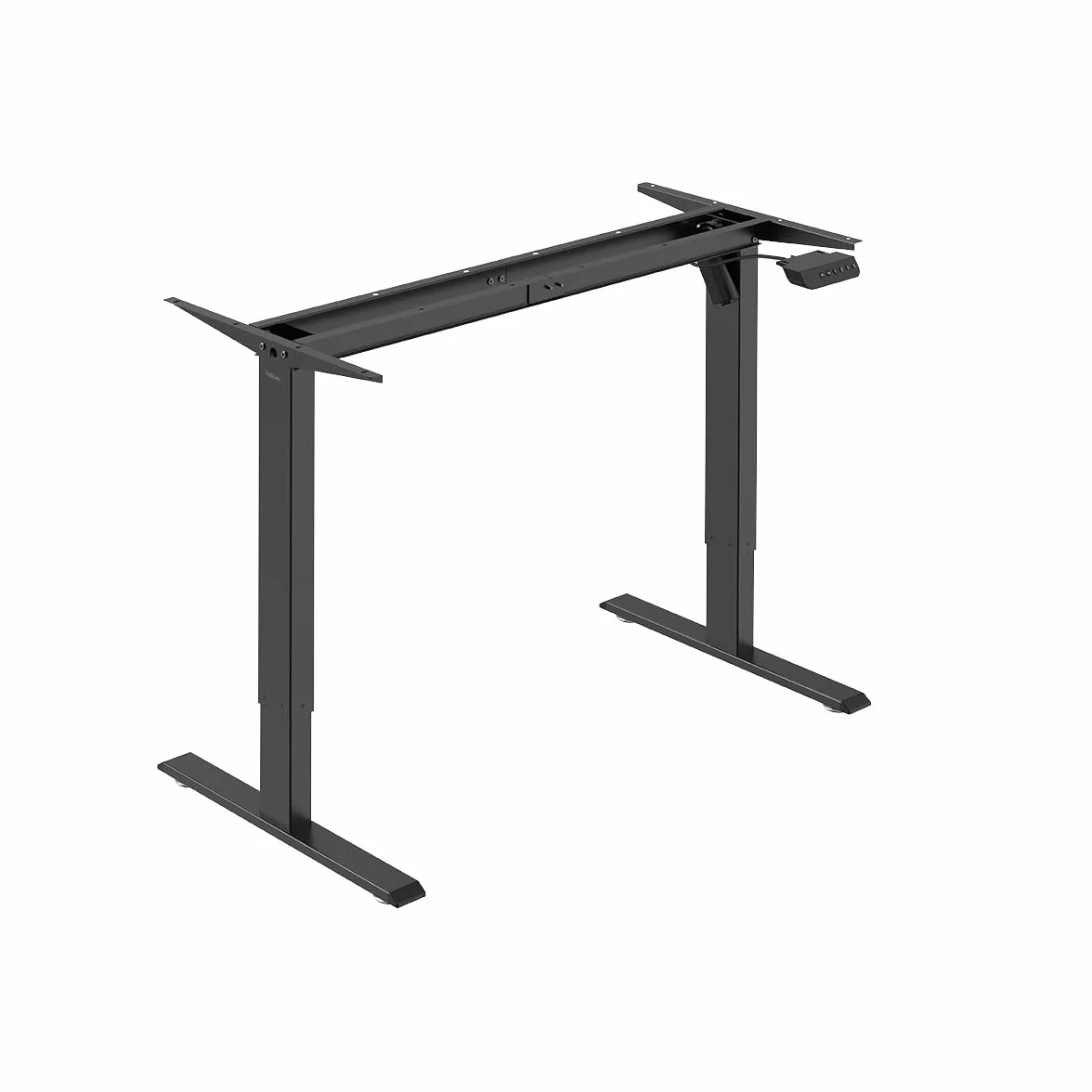Elektryczna rama biurkowa z regulacją wysokości 1 silnik 700-1120 mm czarna