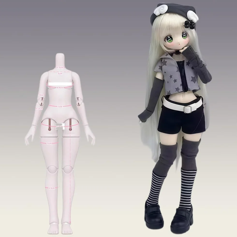 niannyyhouse BJD Blind Box Figurki, seria Denpa Girl, manekin z przegubem kulowym z ubraniem, figurka kolekcjonerska (1 szt.)