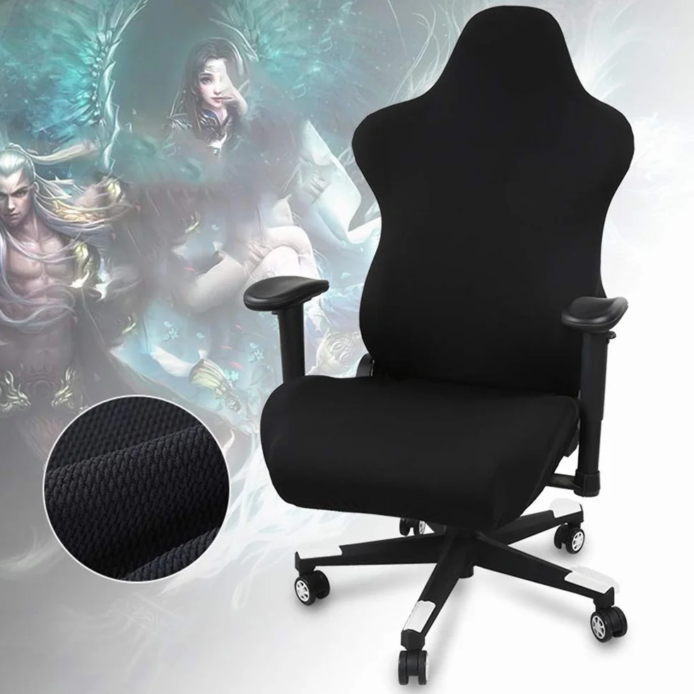 Woqook ergonomiczne pokrowce na krzesła, elastyczne, wyścigowe.