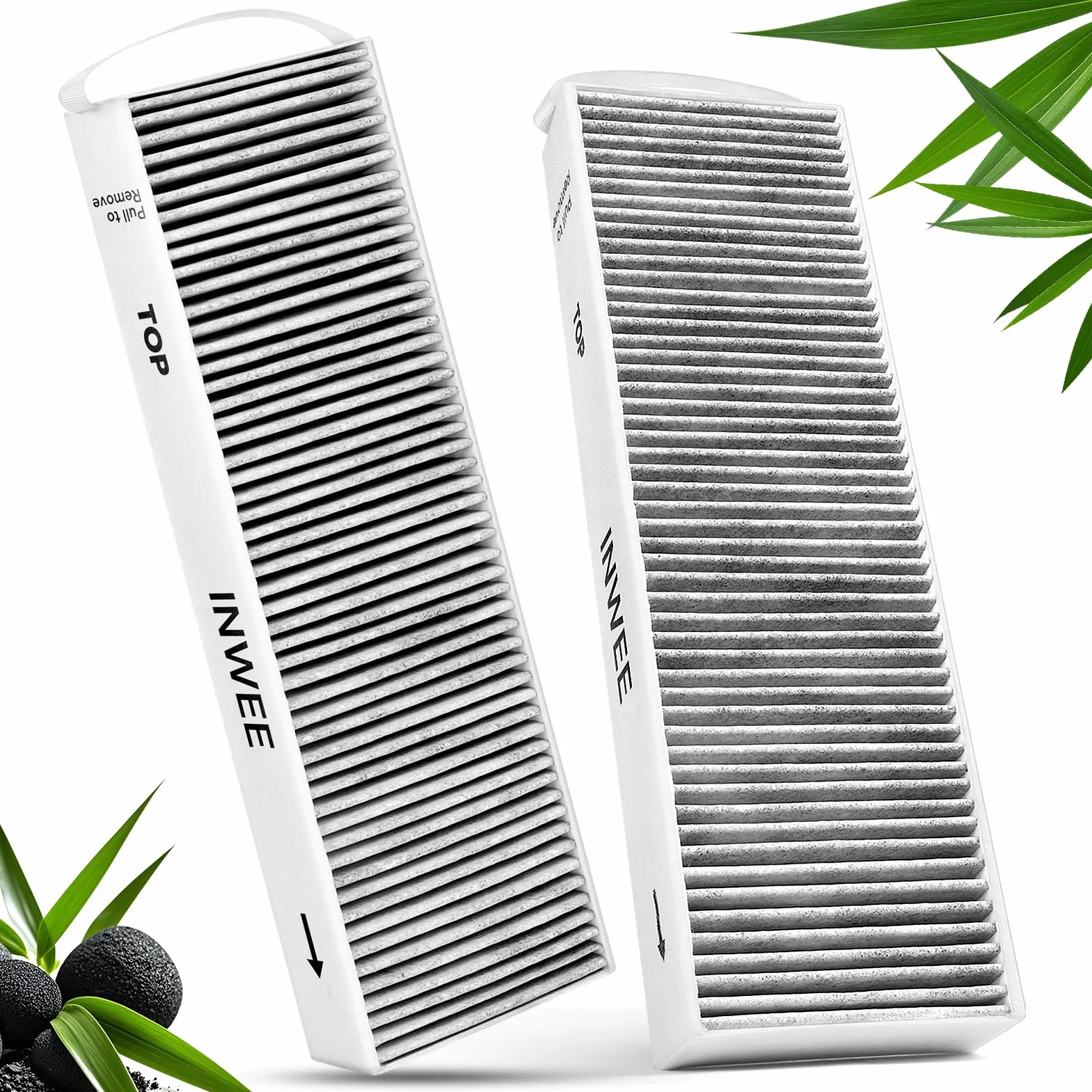 2 x Filtr z węglem aktywnym do Bora Pure PUAKF, do płyt konwekcyjnych PURU lub PUXU, do akcesoriów filtracyjnych Bora Pure X Pure S Pure M Pure, filtr PUAKF