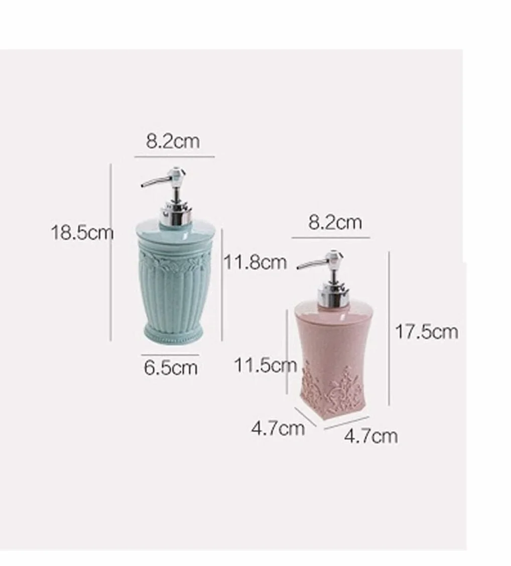 Dozownik do Mydła 13,5 OZ Plastikowa Butelka Z Pompką Do Mydła Wielokrotnego Napełniania Do Mydła W Płynie, Szamponu, Zlewozmywaka Do Mycia Ciała Dozownik Mydła Dozownik Balsamu (Color : Pink, Size