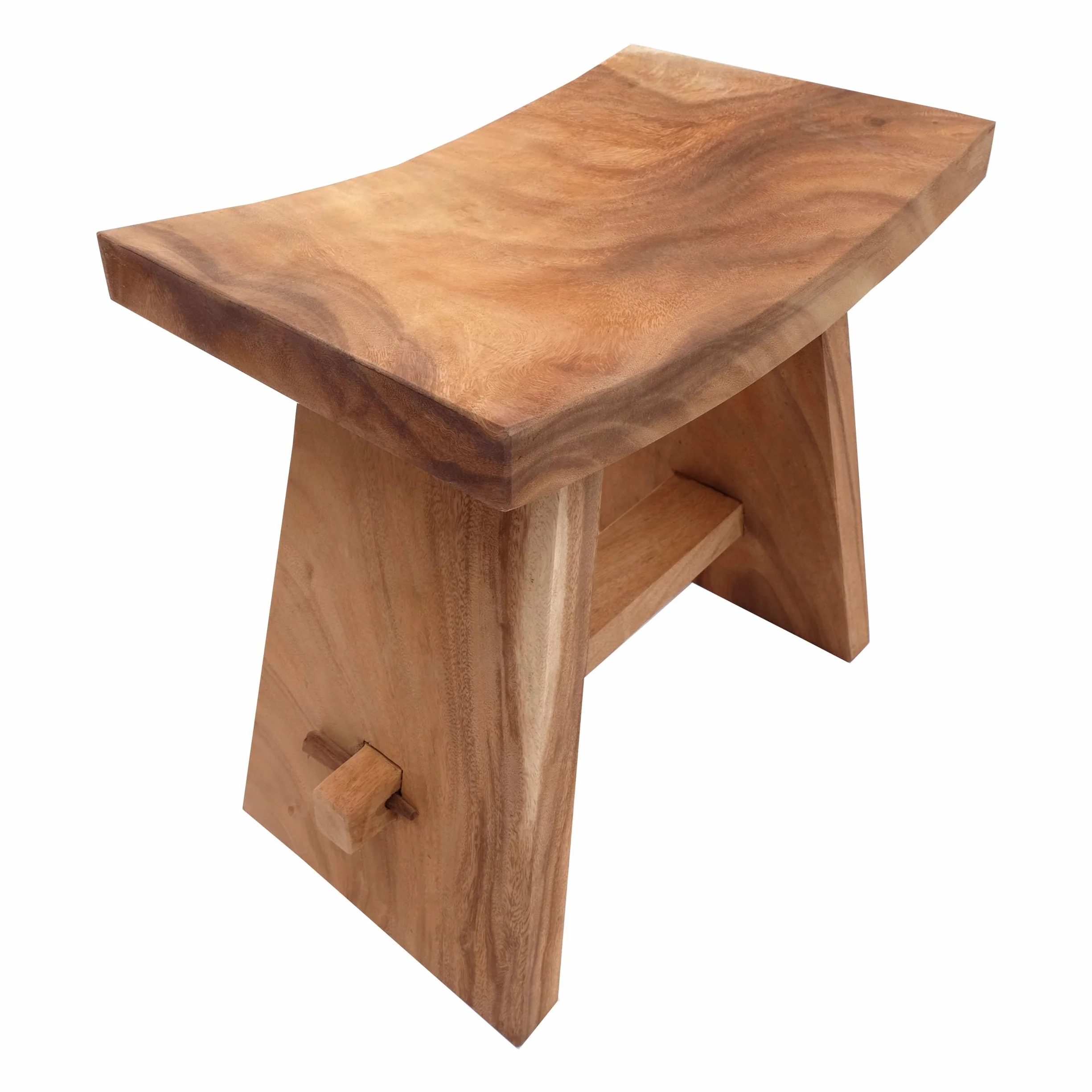 Design STOŁEK SIEDZENIOWY FINCA | Suarholz, Akacja, 50 cm | Drewniany taboret, stolik pomocniczy, stołek na rośliny