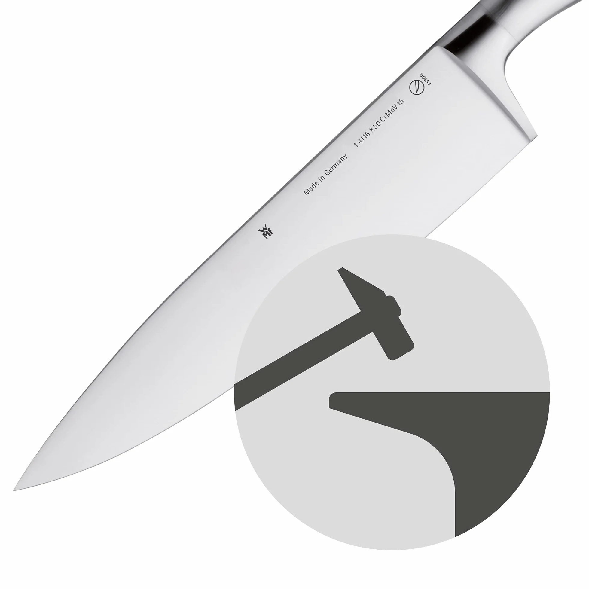 WMF Nóż do rzeźbienia Grand Gourmet, 20 cm, srebrny