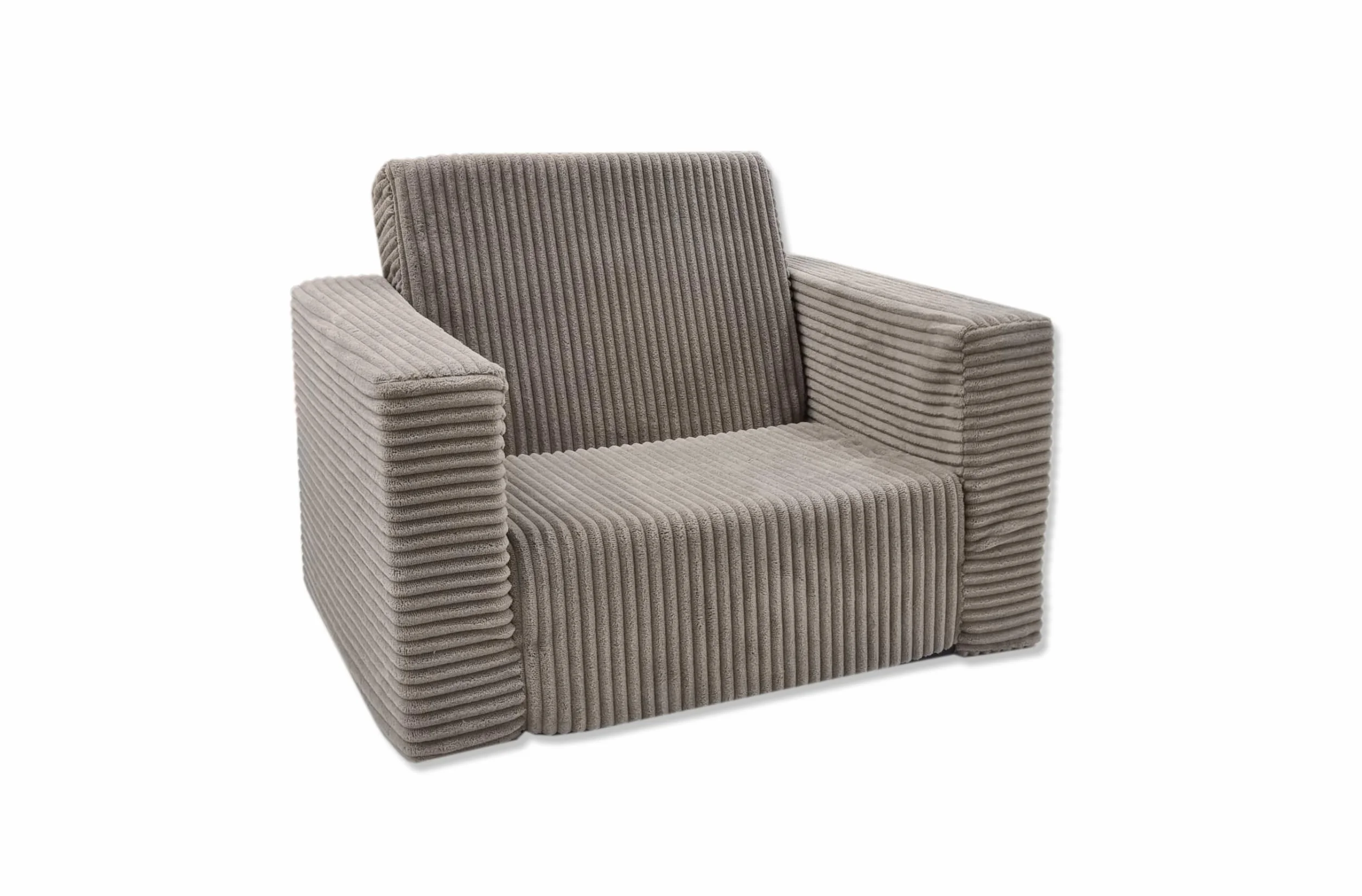 Odolplusz Krzesło składane dla dzieci, sofa, mini krzesło, krzesło dziecięce, przytulne, meble do pokoju dziecięcego, beżowe sztruks