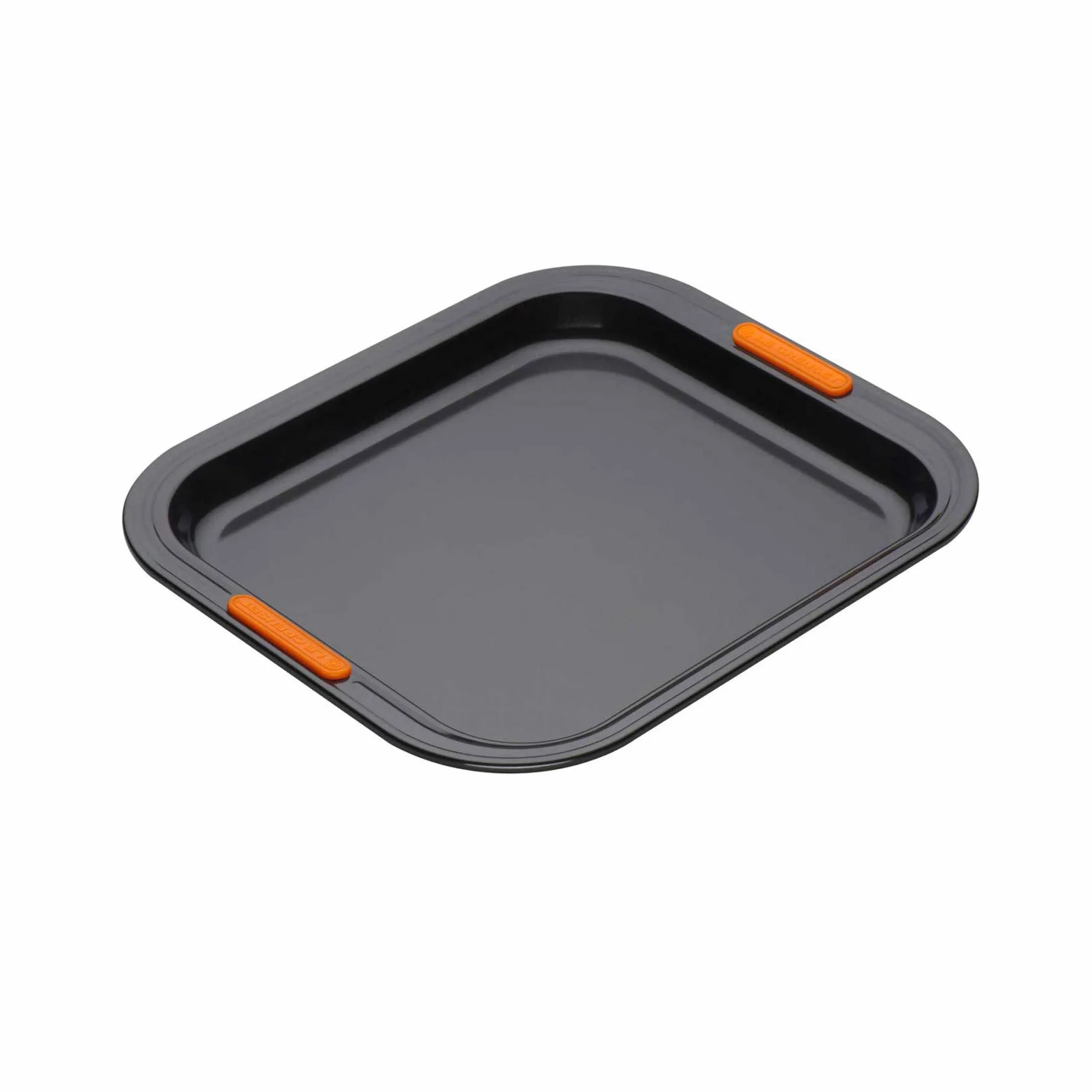 LE Creuset hartowane nieprzywierające naczynia do pieczenia prostokątna taca do piekarnika, 31 cm, czarna
