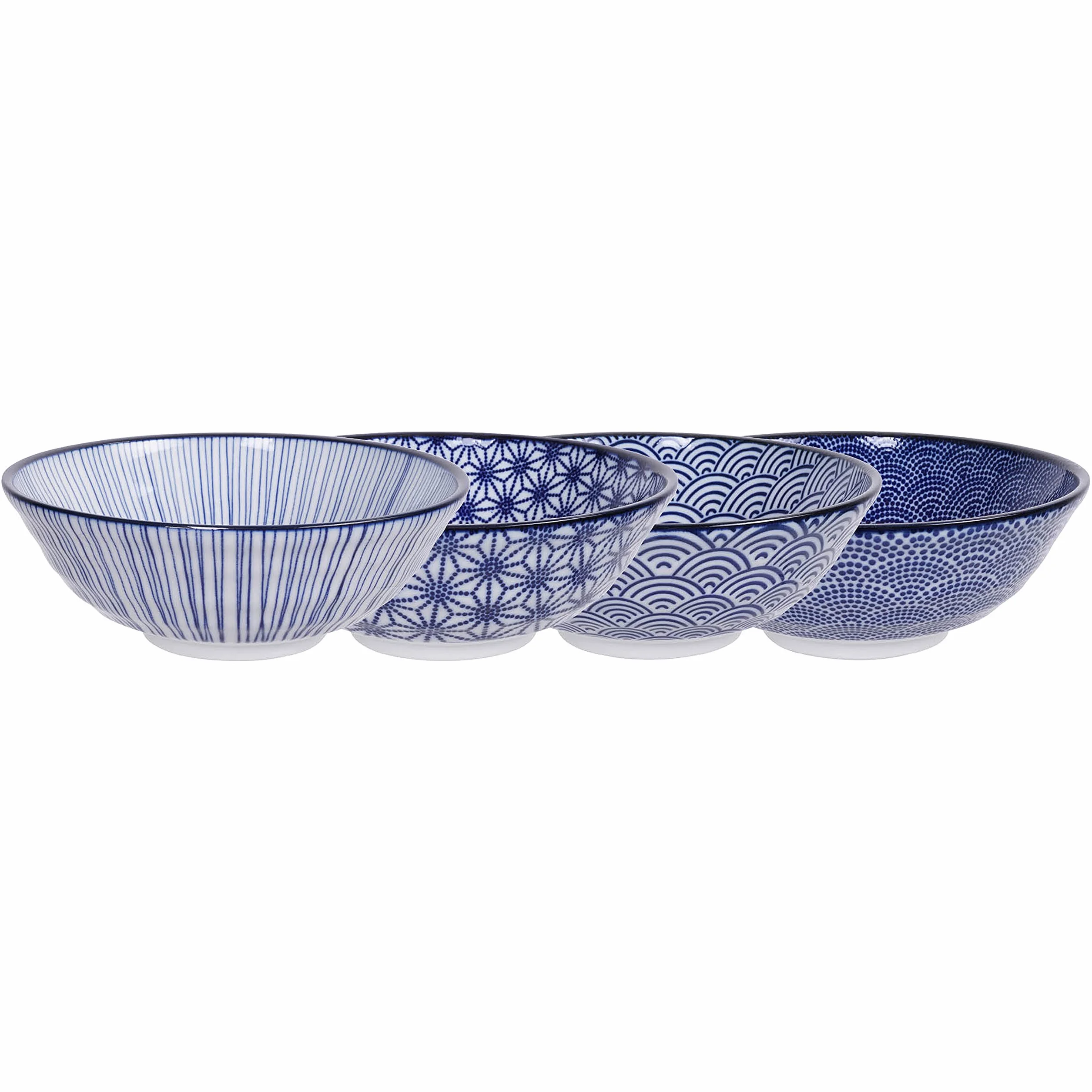 Nippon Blue Assorted Designs Ramen Bowl 21 x 7,8 cm 1000 ml 4 szt. ASS-1 1/12