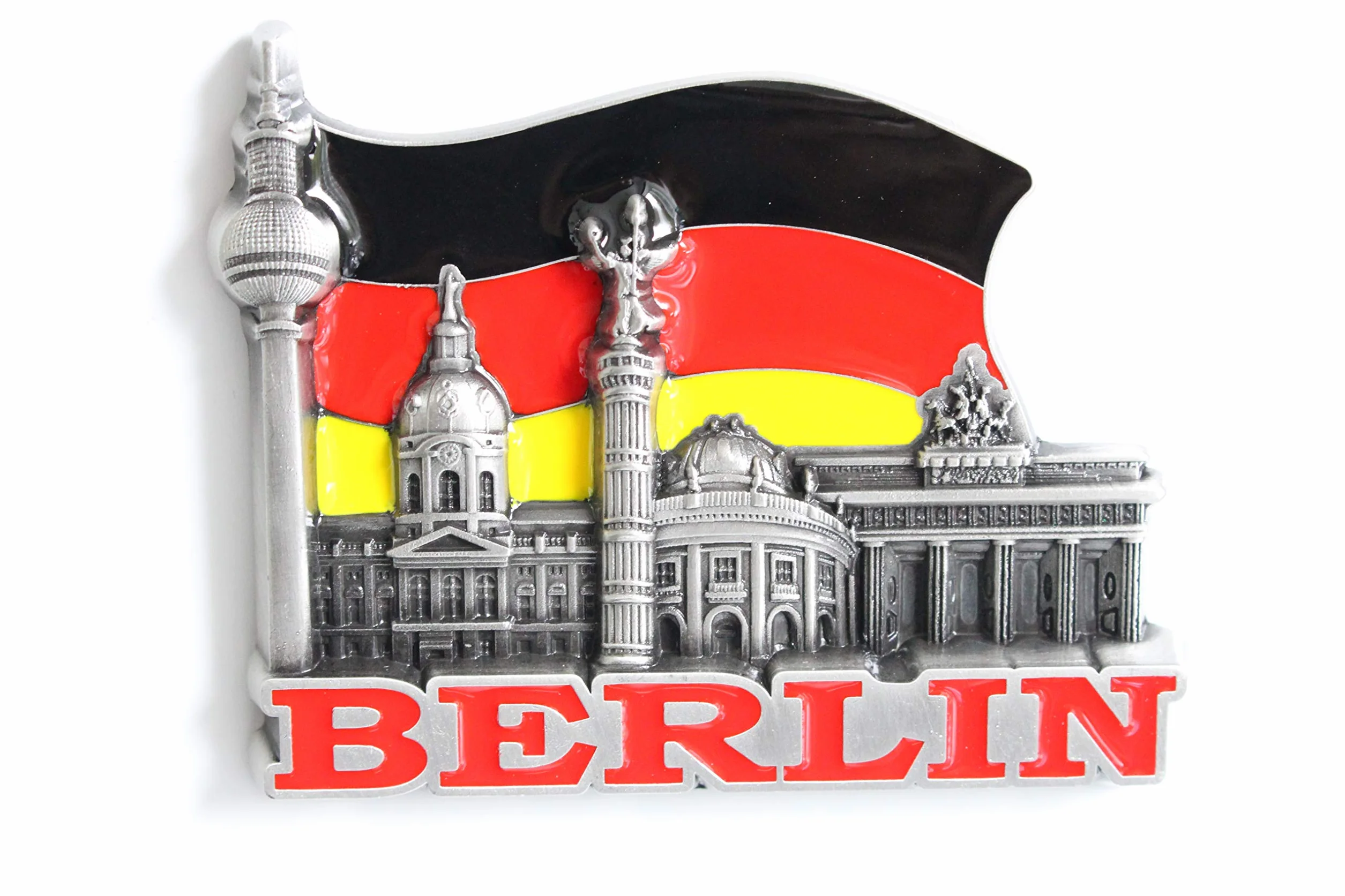 3D miasto metalowe magnesy na lodówkę kraj wakacje pamiątka Londyn Paryż Nowy Jork Berlin Dubaj Amsterdam Rzym Praga Mediolan Barcelona Wenecja (Berlin)