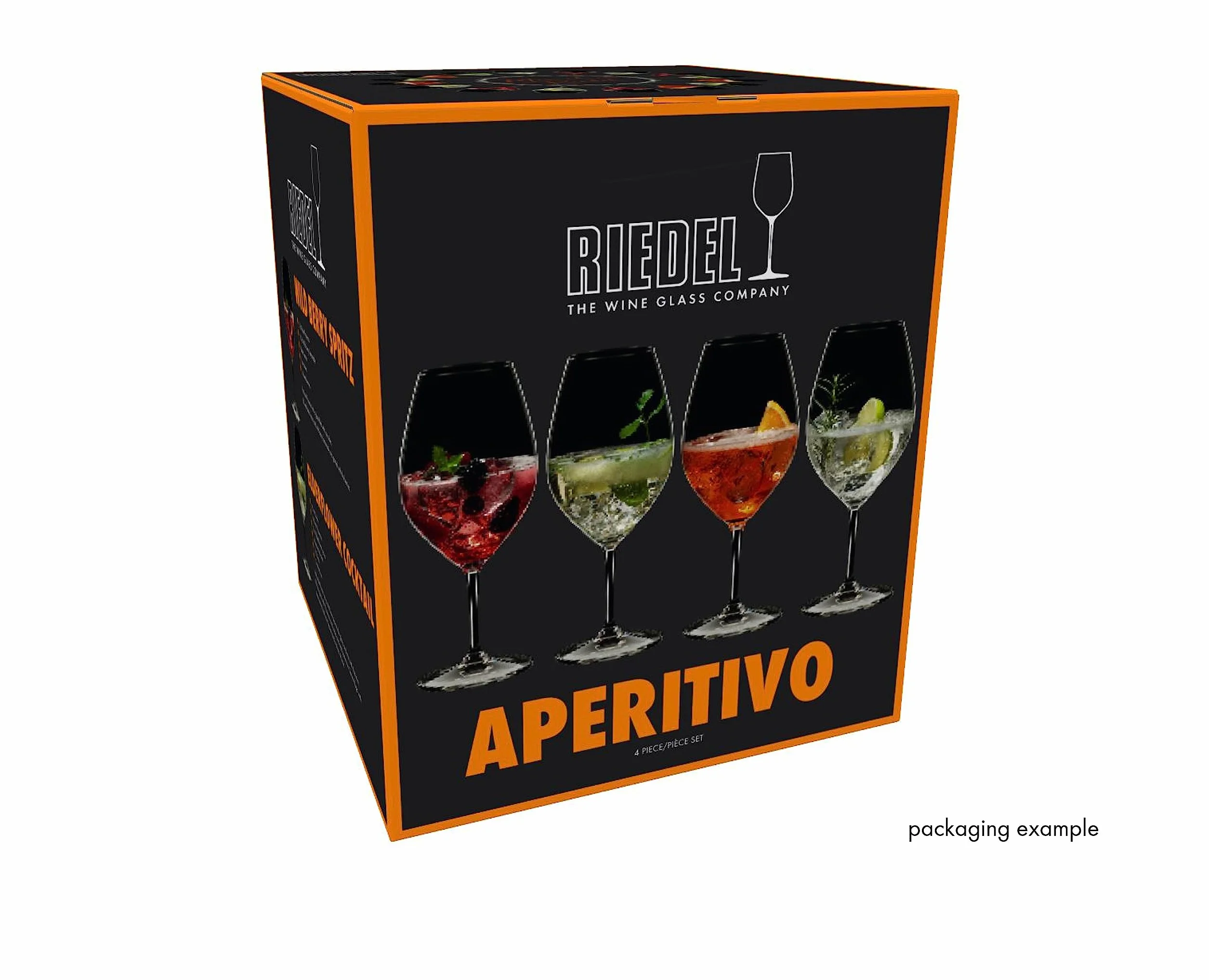 Riedel Aperitivo Calice Cocktail Set 4 Pz In Cristallo