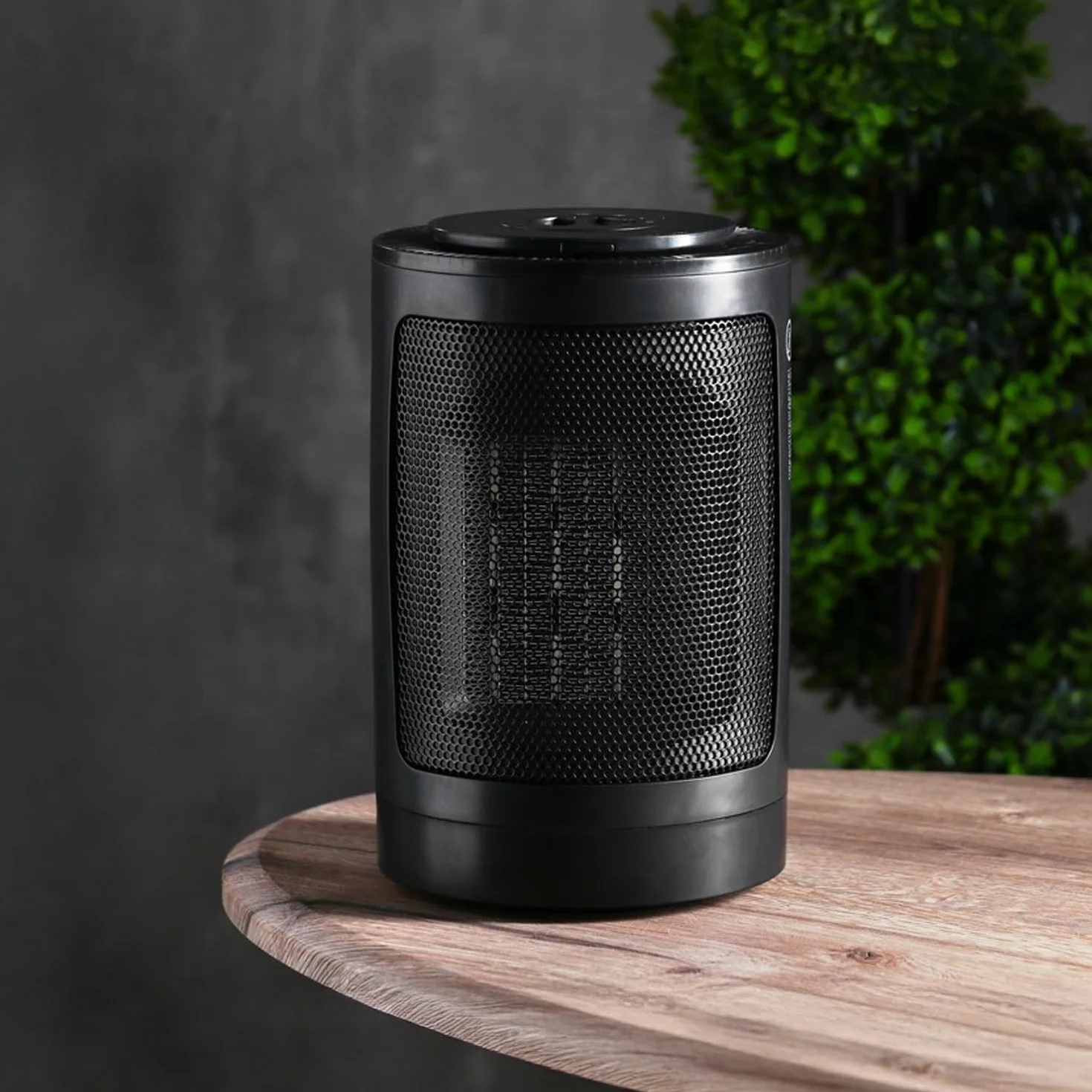 Wintem Grzejnik stołowy o mocy 1500 W oscylacyjny i energooszczędny - idealny do bardzo krótkiego ogrzewania w pokoju, łazience lub biurze z 2 poziomami mocy