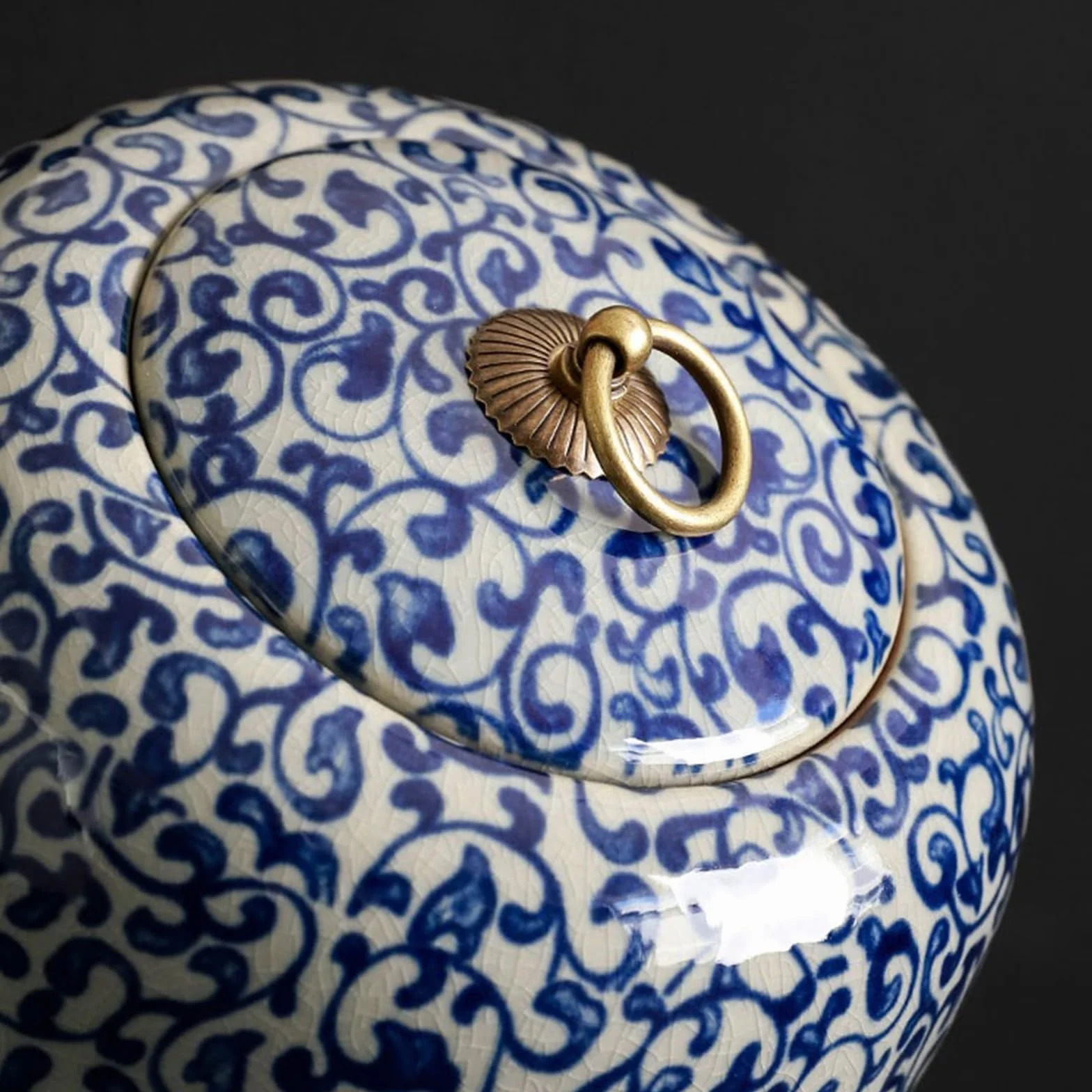Puszki na herbatę Chiński pojemnik na herbatę ceramiczny słoik uszczelniający gospodarstwa domowego duży magazyn do przechowywania herbaty Retro luźna herbata liściasta uniwersalny słoik Słoiki do prz