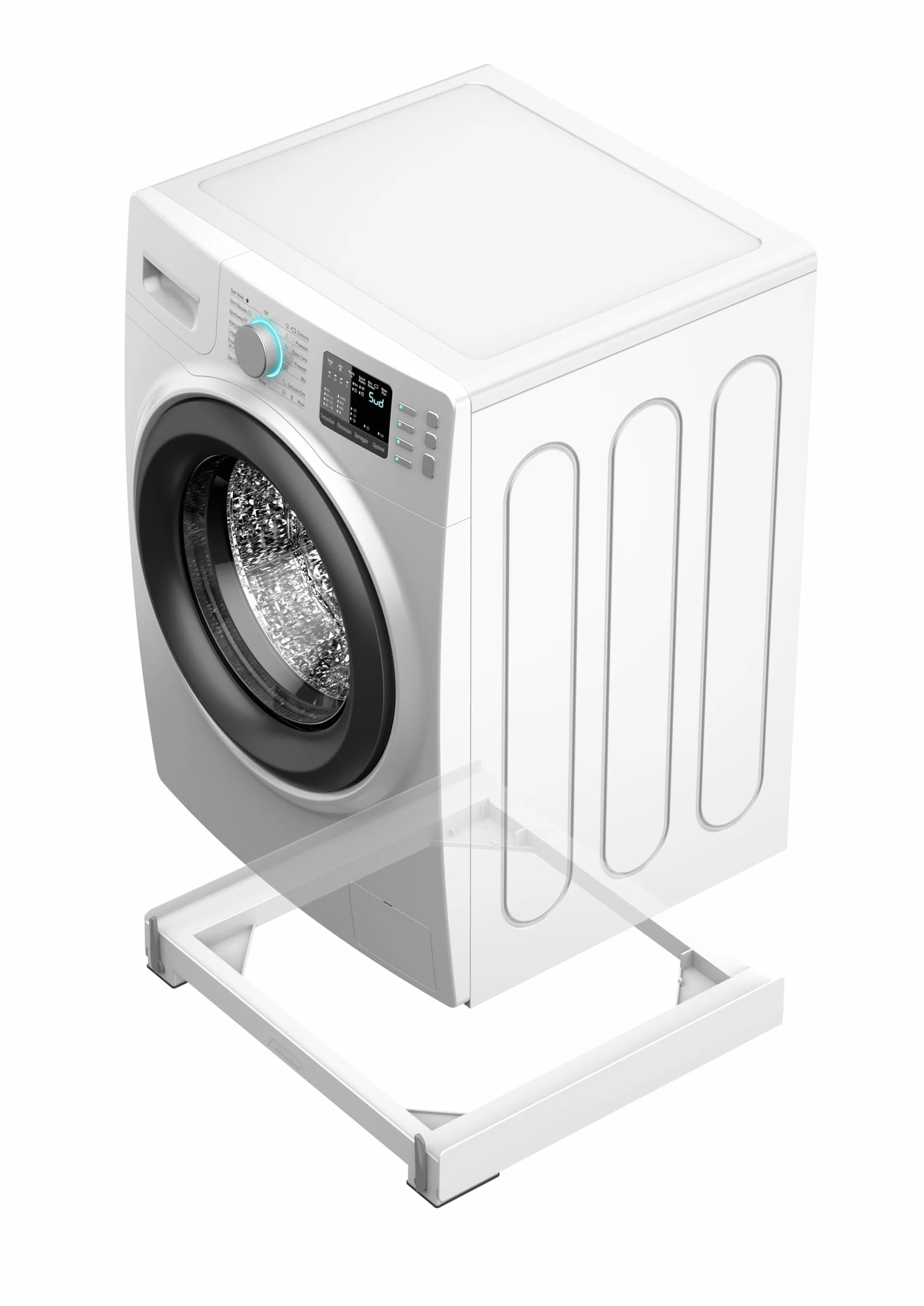 Meliconi Base Move EVO Podstawa Antywibracyjna 60x60 cm 250 kg Biała