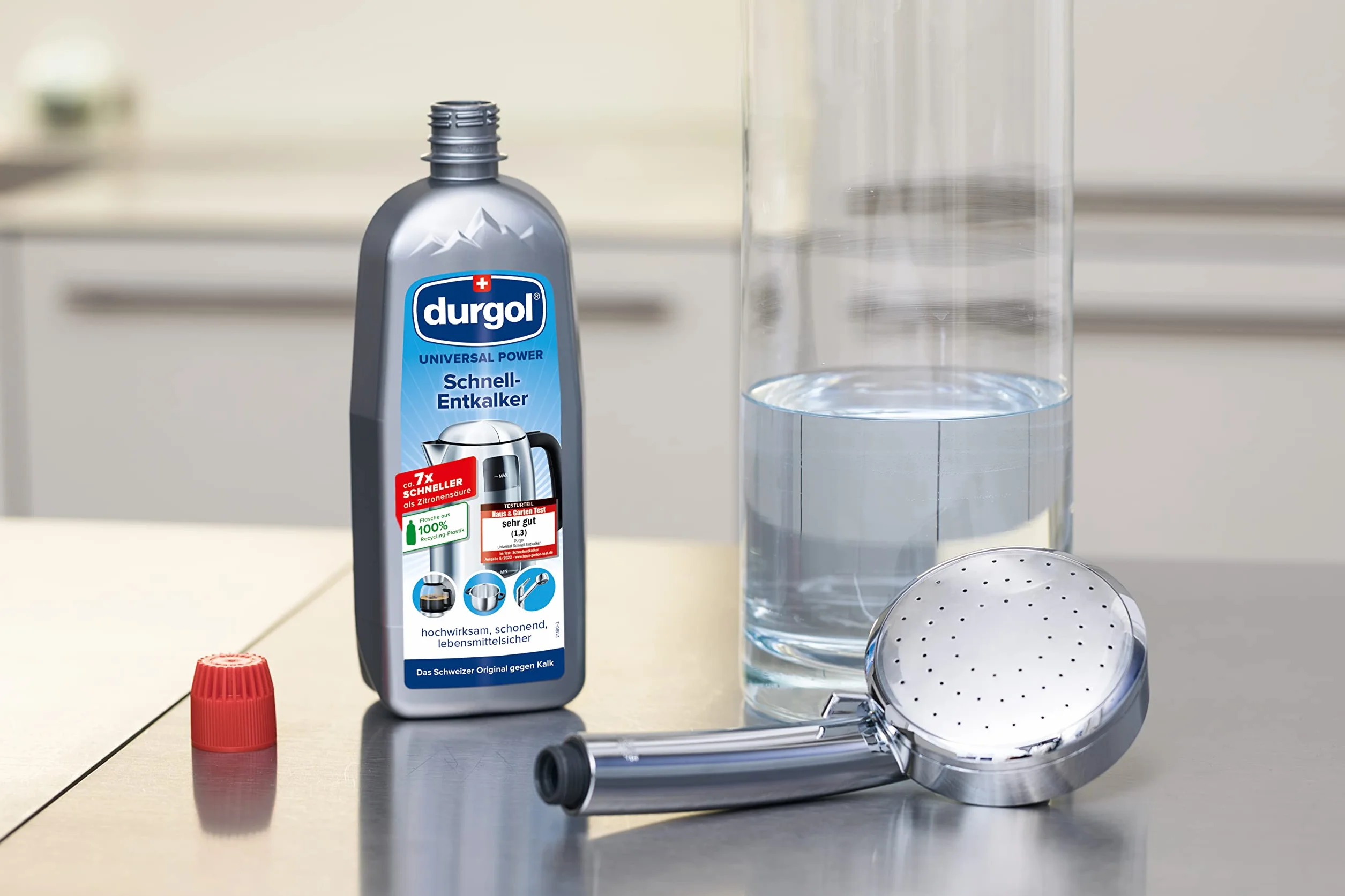 Durgol Uniwersalny odkamieniacz Power – odkamieniacz do wszystkich urządzeń gospodarstwa domowego – 750 ml