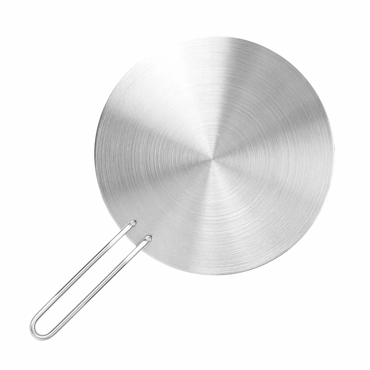 Płyta dyfuzora ciepła ze stali nierdzewnej 22 cm — adapter indukcyjny do płyt gazowych i elektrycznych (24cm)