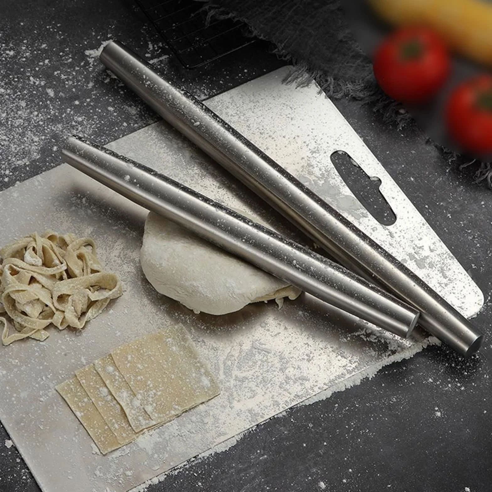 Wałek do ciasta, Ciasto kuchenne, stożkowe, nieklejące, profesjonalne, łatwe do czyszczenia, wałkowania w kuchni(30.5cm)