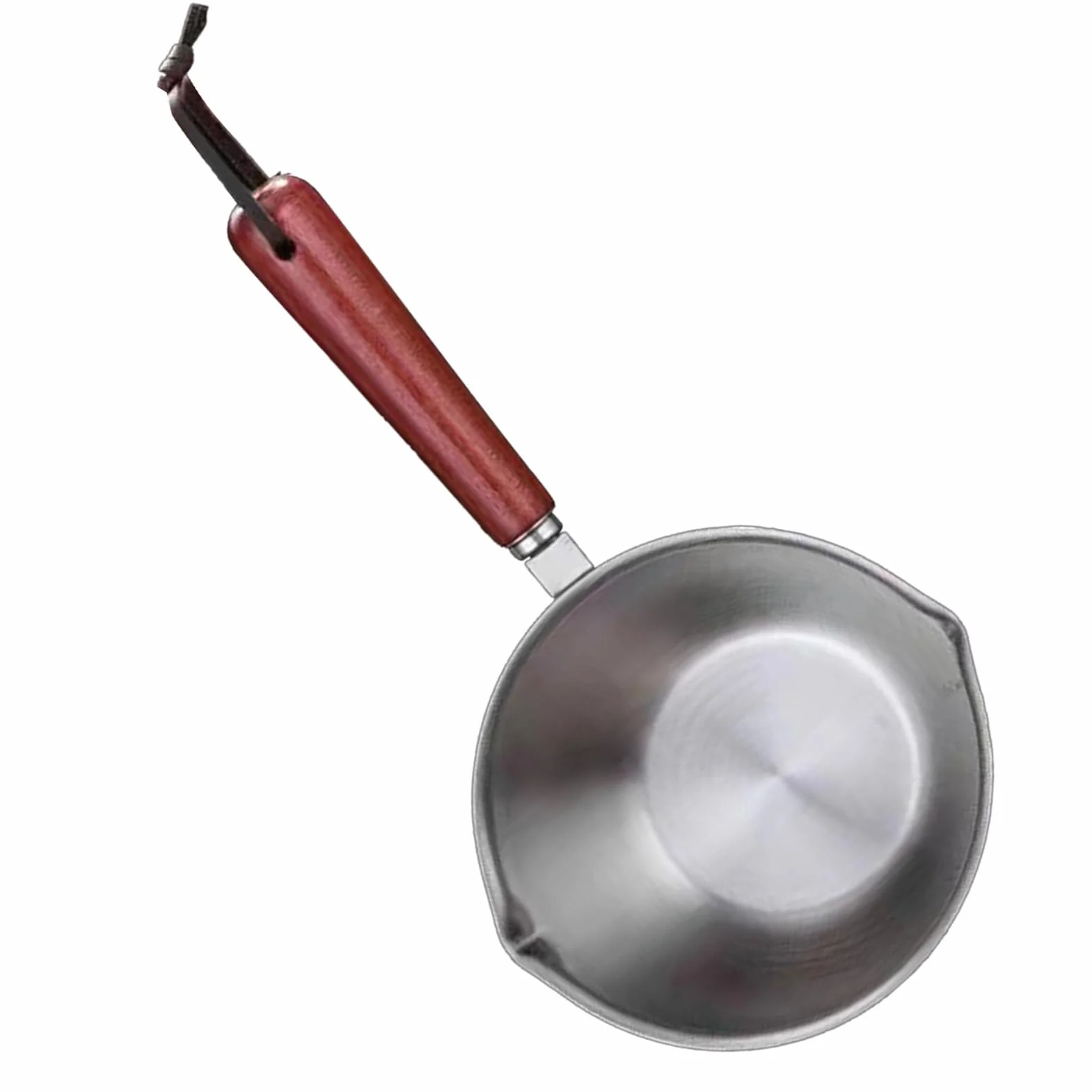 Garnek na Mleko, Mini Garnek Mini Garnek do Zupy ze Stali Nierdzewnej 304 Mała Patelnia na Sos 200 Ml Mini Garnek na Olej Mały Rondel z Podwójnymi Wylewkami do Sosu Mlecznego