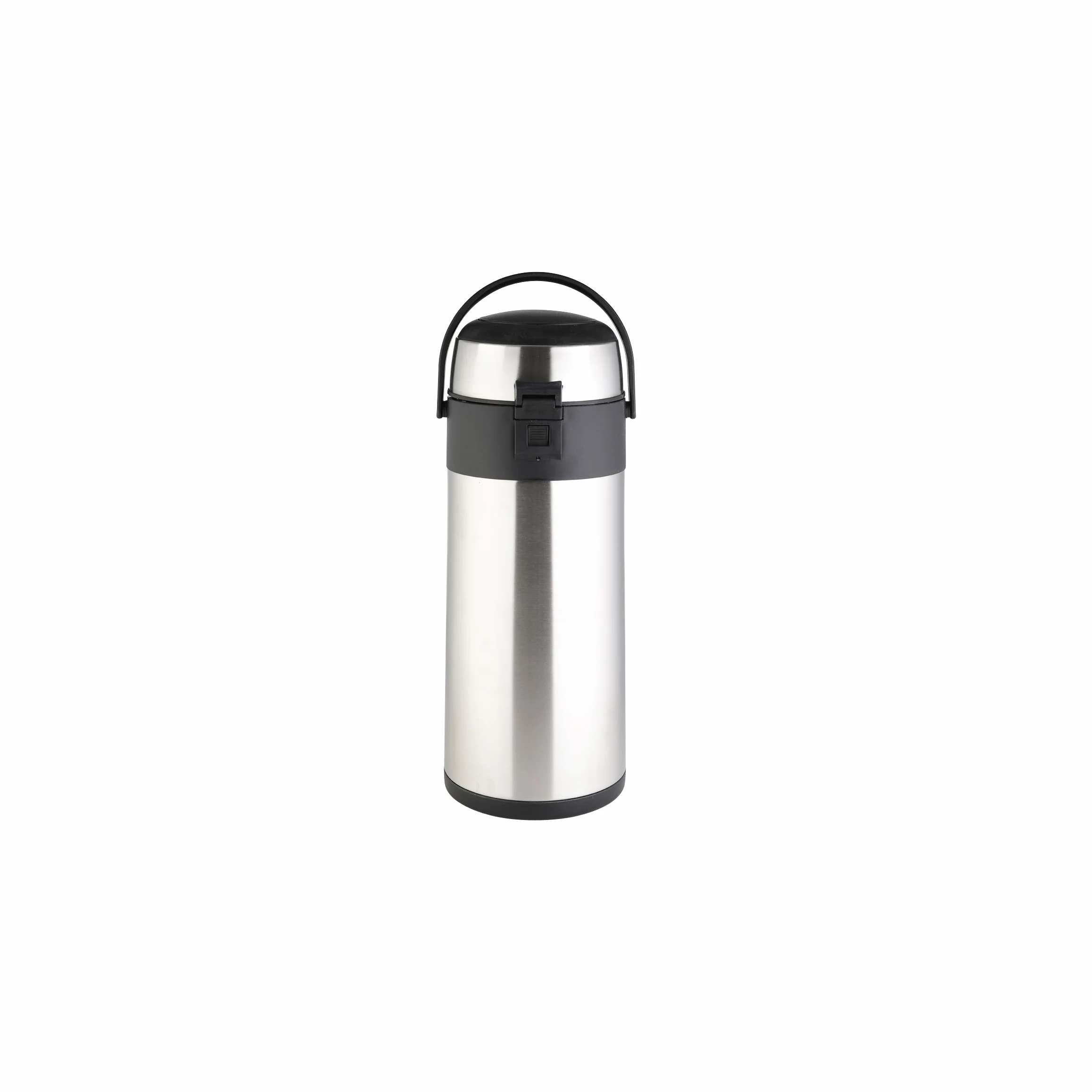 axentia Airpot w kolorze srebrnym, dzbanek z pompką ze stali nierdzewnej, pojemność: ok. 5 l, 19 x 19 x 45 cm