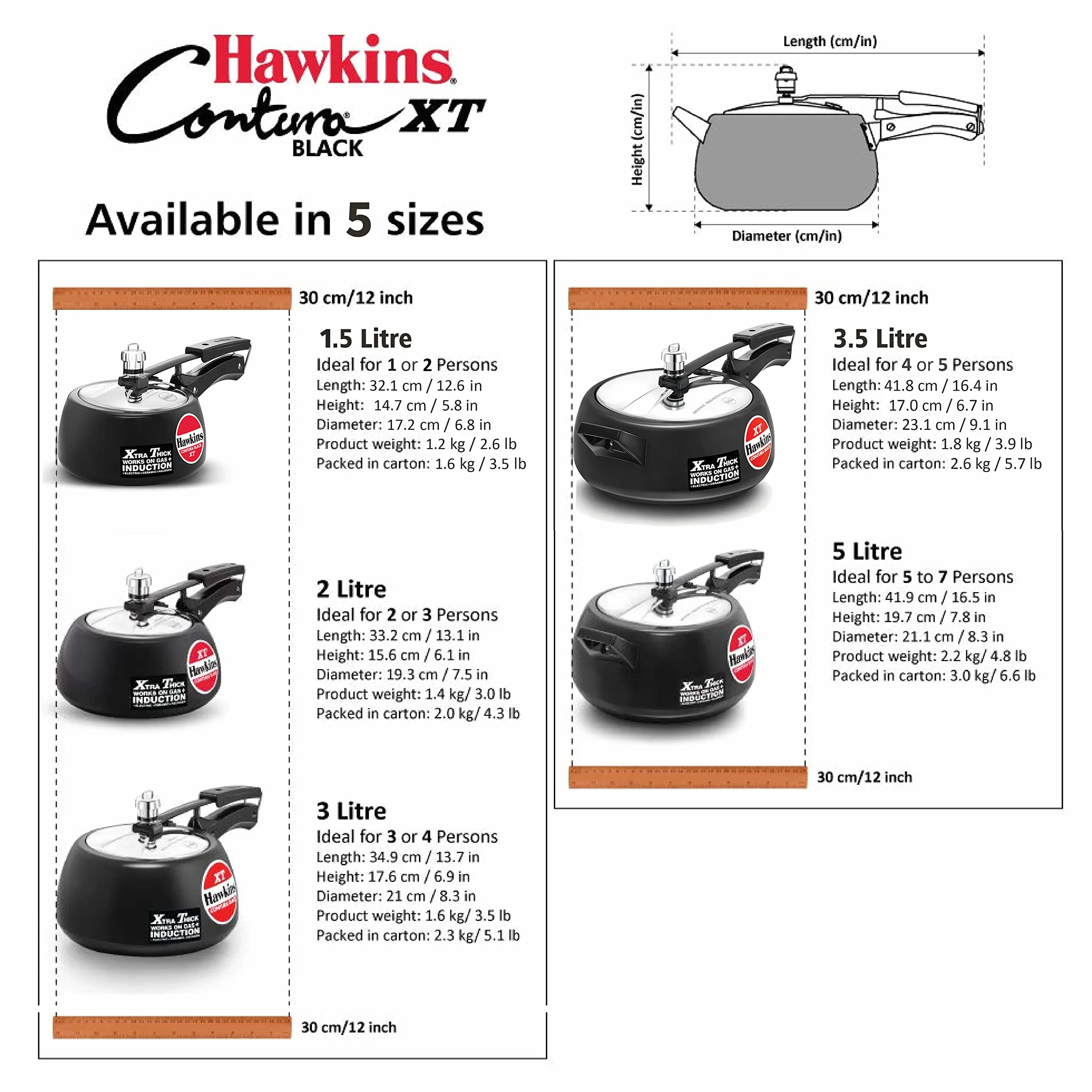 Hawkins Contura XT 3 L czarny