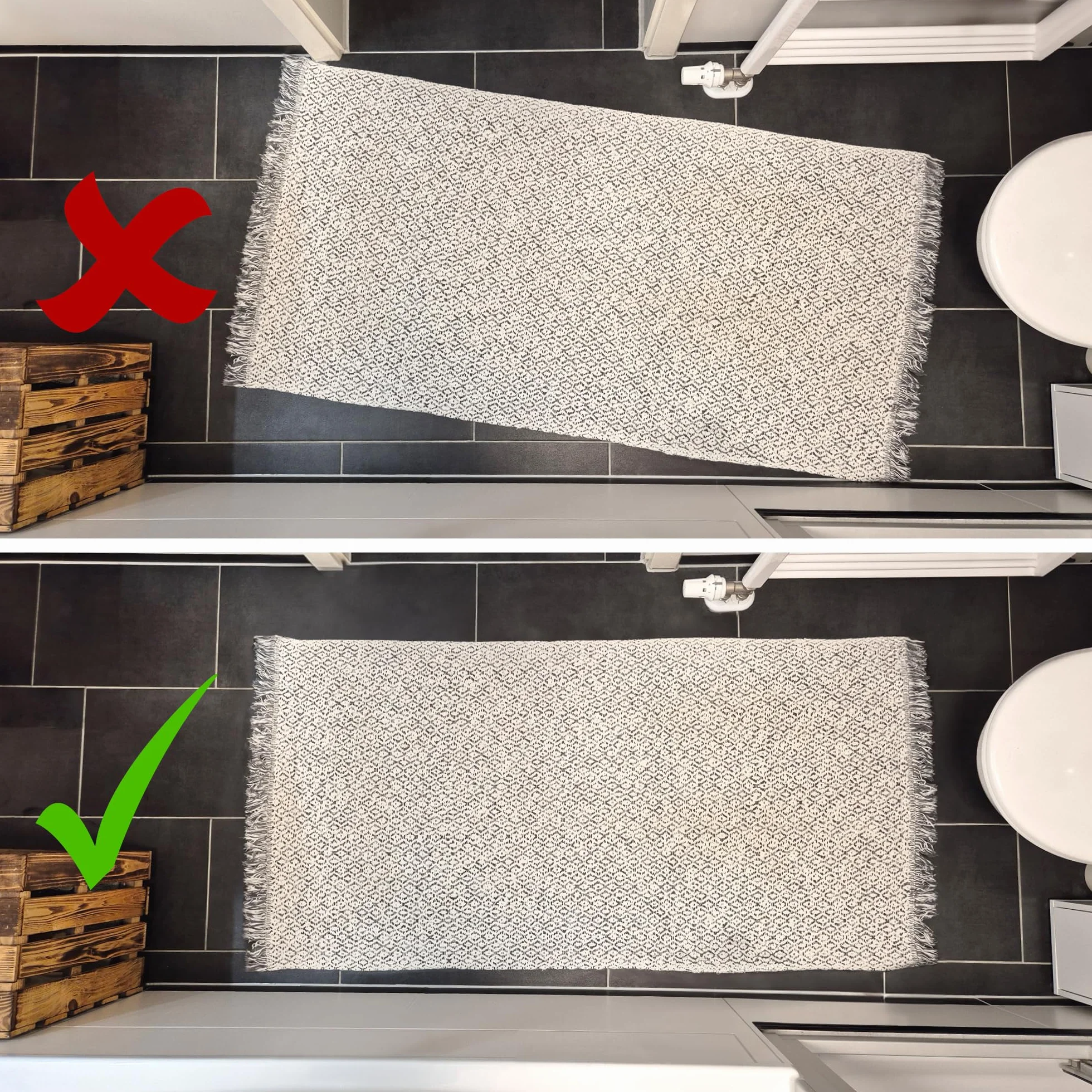 COM-FOUR® Mata antyposlizgowa do dywanu - podkladka pod dywan 210x150 cm - stoper do dywanu - mata antyposlizgowa w kolorze bialym - mata do szuflady z mozliwoscia przyciecia