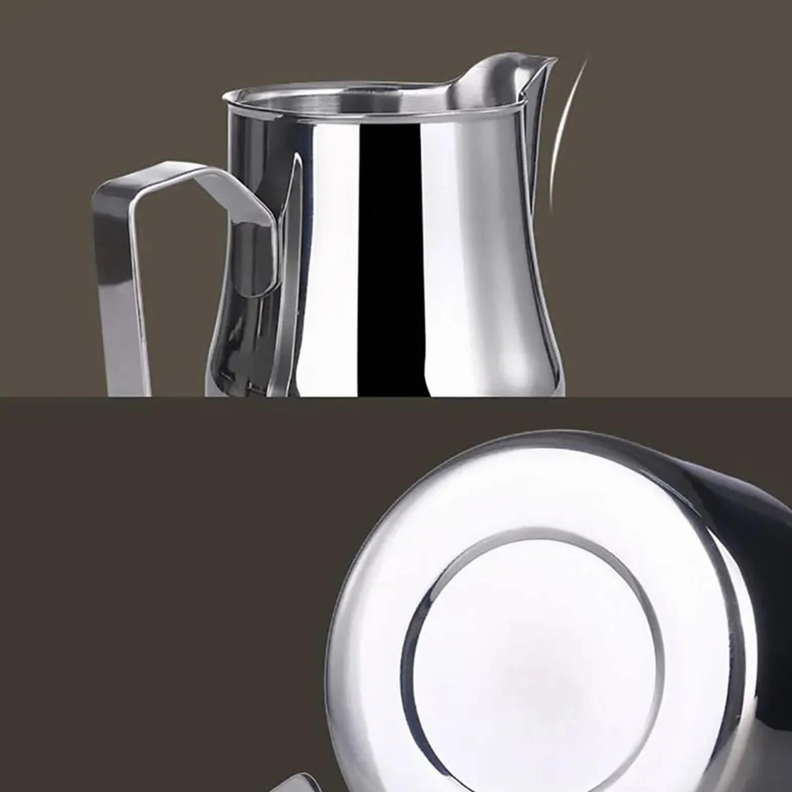 Dzbanek do spieniania mleka ze stali nierdzewnej Profesjonalny dzbanek baristy espresso cappuccino i latte art(340ml)