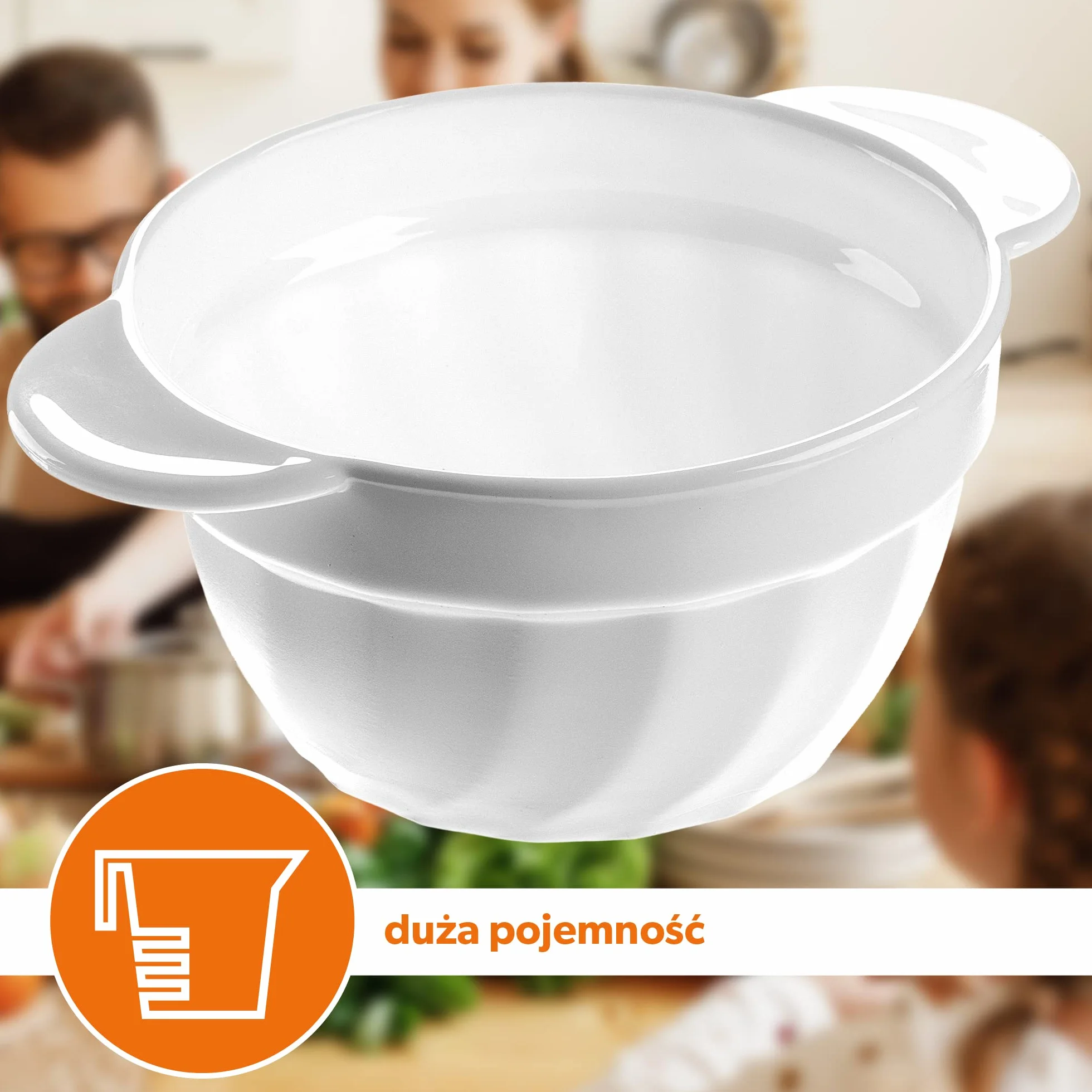 KADAX Filiżanki do zupy, 650 ml, miski na zupę ze wzmocnionego szkła, 18,5 x 14 x 8 cm, miseczki na zupę z podwójnymi uchwytami, waza do zup, kremów, bulionów (650 ml/12 sztuk)