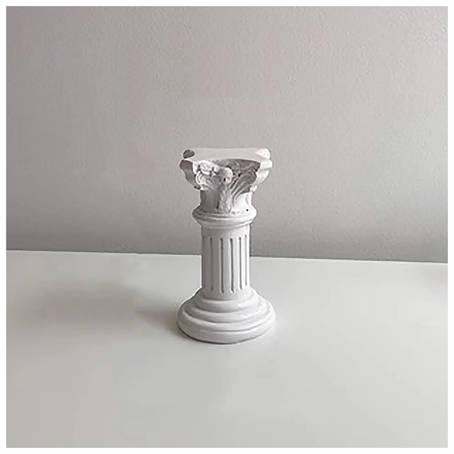 Kolumna rzymska Dekoracja ceramiczna Dekoracja stołu Salon Architektura krajobrazu Prosta nordycka kolumna rzymska Świecznik Strzelanie Rekwizyty Zestaw Zdjęcie Dekoracja tła Geometria (Color : Squar