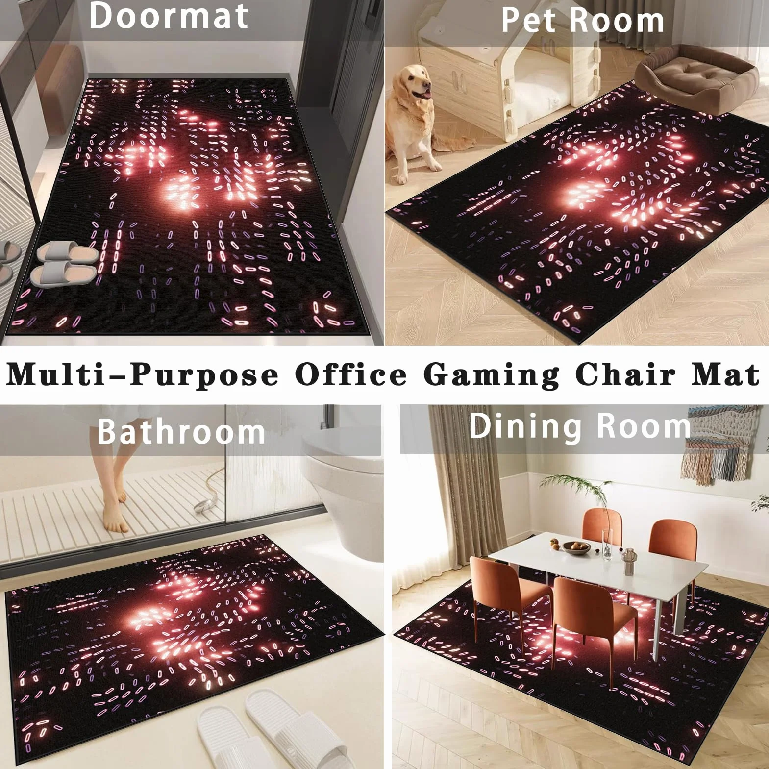 90 x 120 cm wytrzymała mata na biurko komputerowe do gier, komputer, krzesło biurowe, mata na krzesło do toczenia, ochraniacz podłogi na krzesło gamingowe, wielofunkcyjna, twarda mata podłogowa, mata