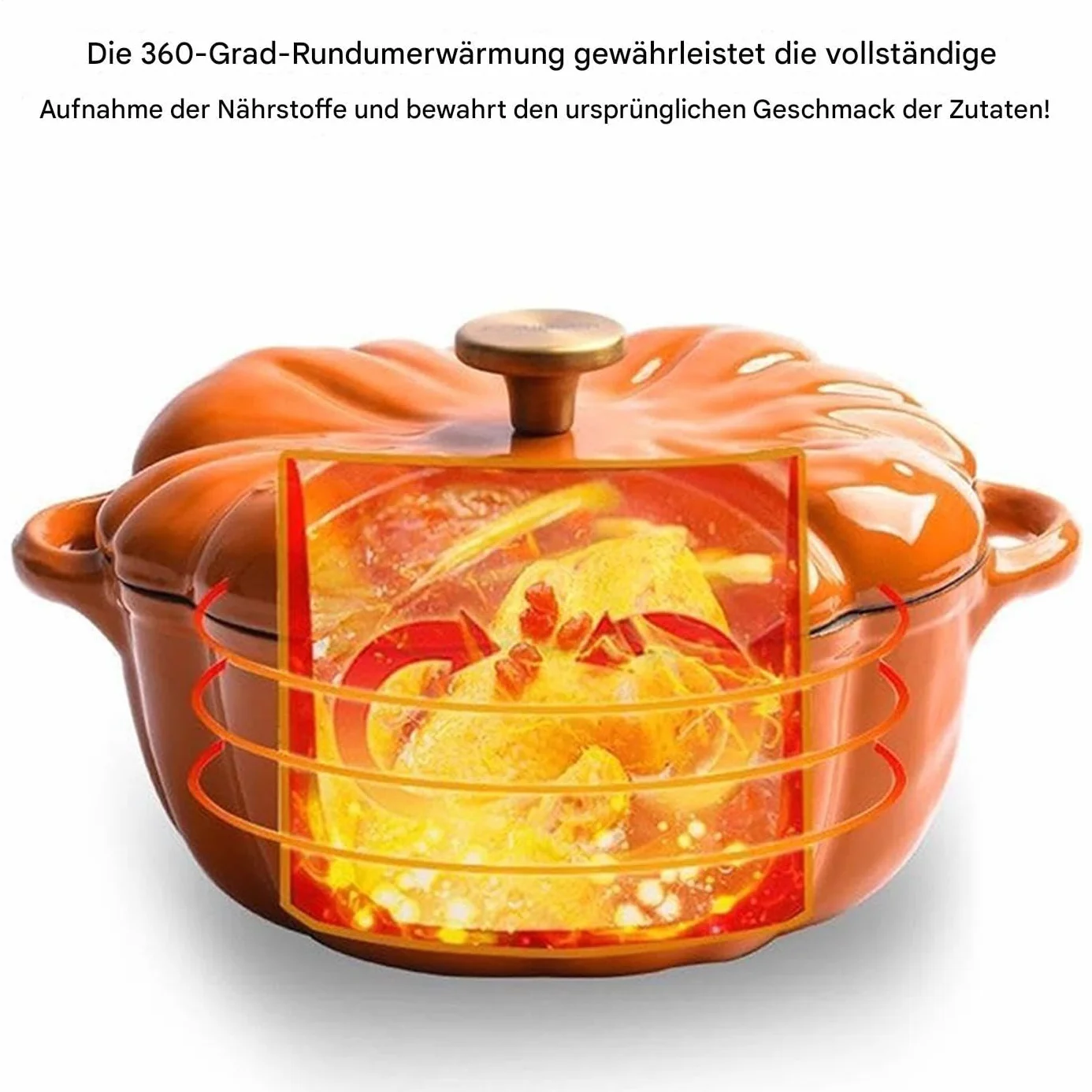Garnek Na Wywar Urocza Kuchenna do Gotowania Dekoracja na Halloween | Dyniowy Żeliwny Garnek Holenderski Do Świątecznej Kuchni, Domu I Jadalni, Do Gotowania Fasoli, Ryżu Oraz Duszenia Sosów