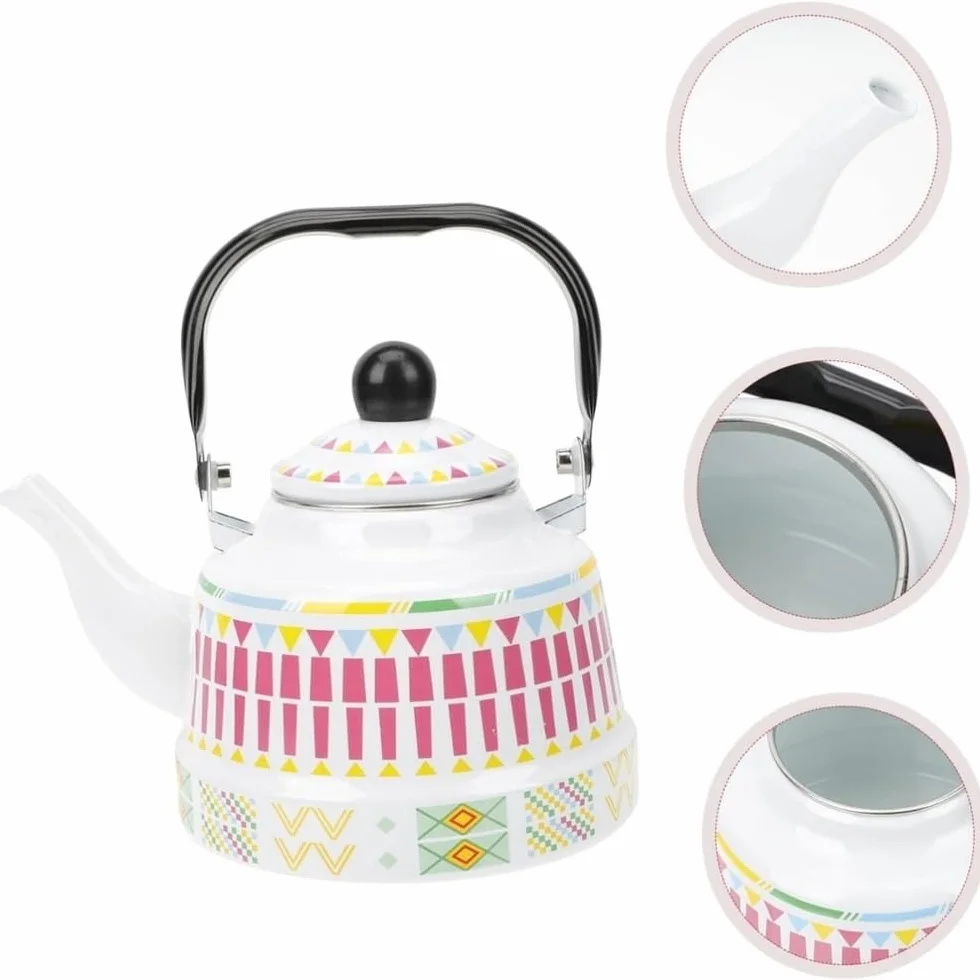 Ceramiczny dzbanek do herbaty, Ceramiczny czajniczek Kwadratowy porcelanowy Herbata liściasta(1100ML)