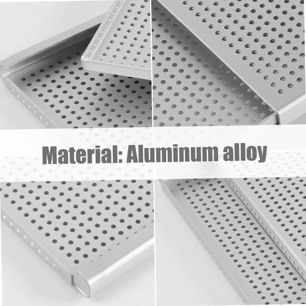 Ręcznie wyraźna, perforowana blacha do pieczenia ze stopu aluminium z podkładką silikonową, wielofunkcyjna blacha do pieczenia Mille Feuille, piekarnia domowa, 40 x 30 cm