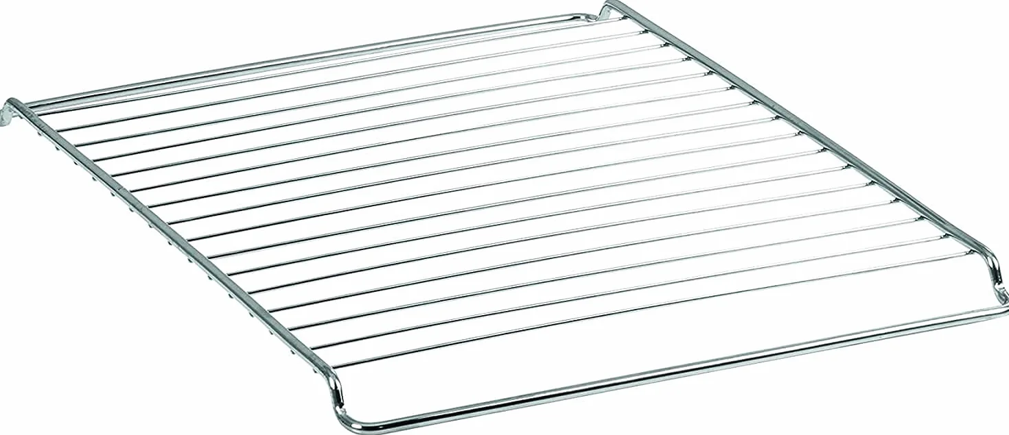 ICQN Kratka 422 x 370 mm, ruszt do piekarnika i kuchenki, pasuje do ELECTROLUX, AEG, IKEA, ZANUSSI, JUNO, ZOPPAS, odporny na zarysowania i nierdzewny, 42,2 x 37 cm