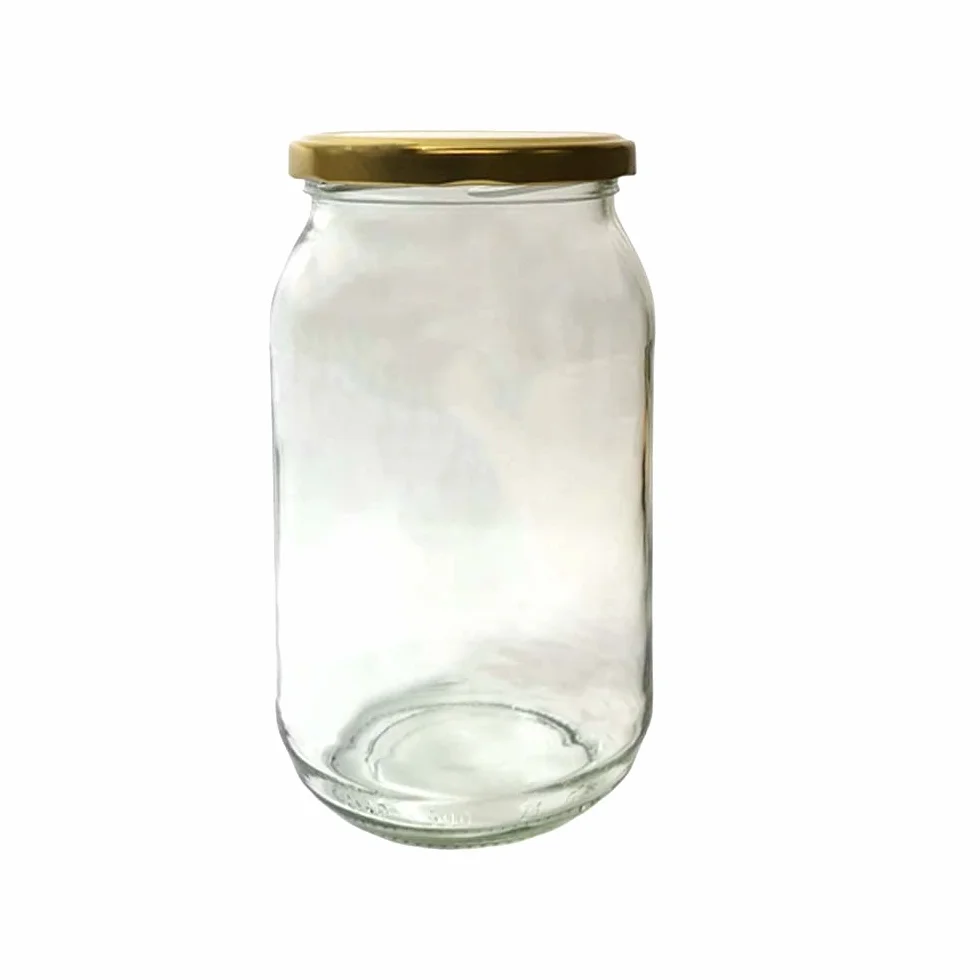 Słoiki na dżem 900 ml i zakręcane pokrywki - słoik (900 ml) przechowywanie miodu marynowanego chutney - DIAH (24 x szklany słoik 900 ml + pokrywka)