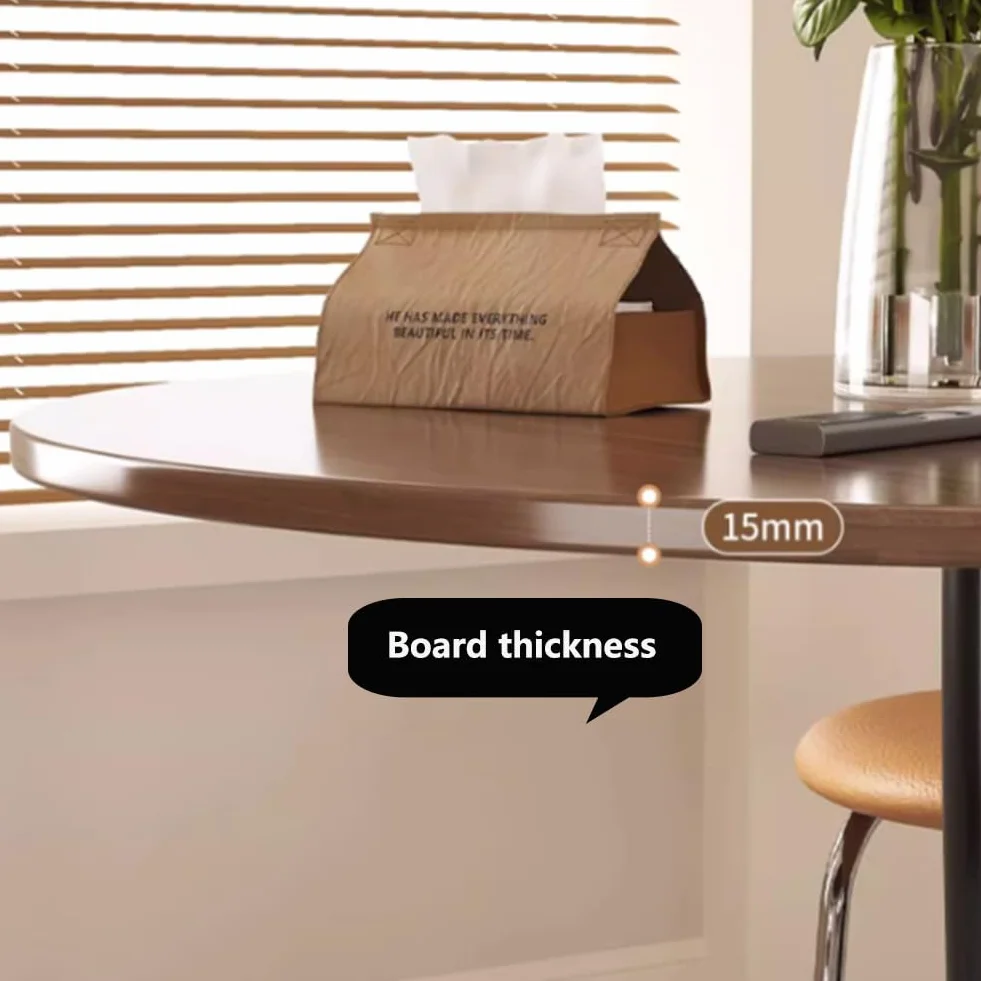 Nowoczesny okrągły stół jadalny 70 cm płyta MDF dla 4 6 osób małe meble kuchenne do wypoczynku i salonu współczesny design dla dużej rodziny jadalni
