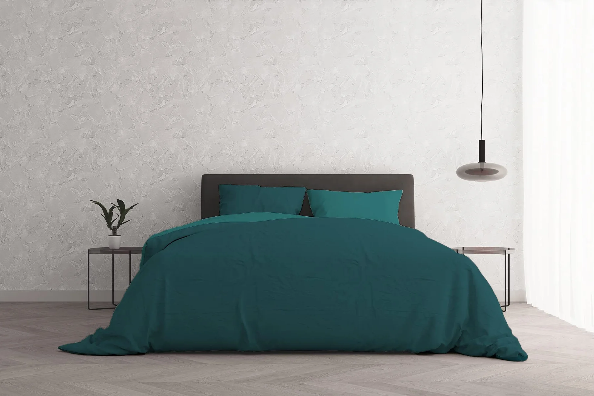 Italian Bed Linen Italiano Kołdra Pościel Zestawy Olej/Zielone Podwójne 250 x 200 cm