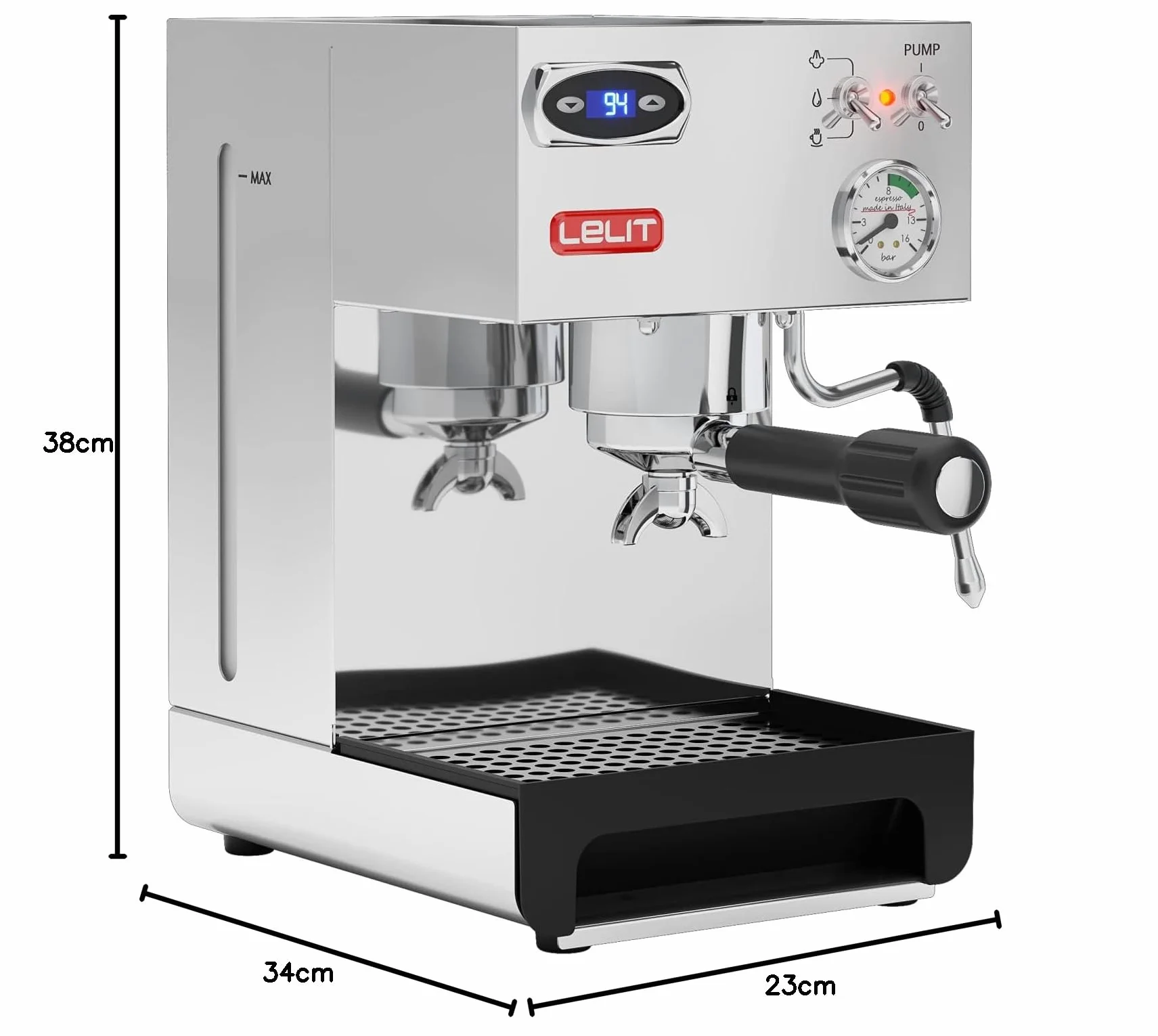 LELIT Anna PL41TEM prosumer coffee machine with PID