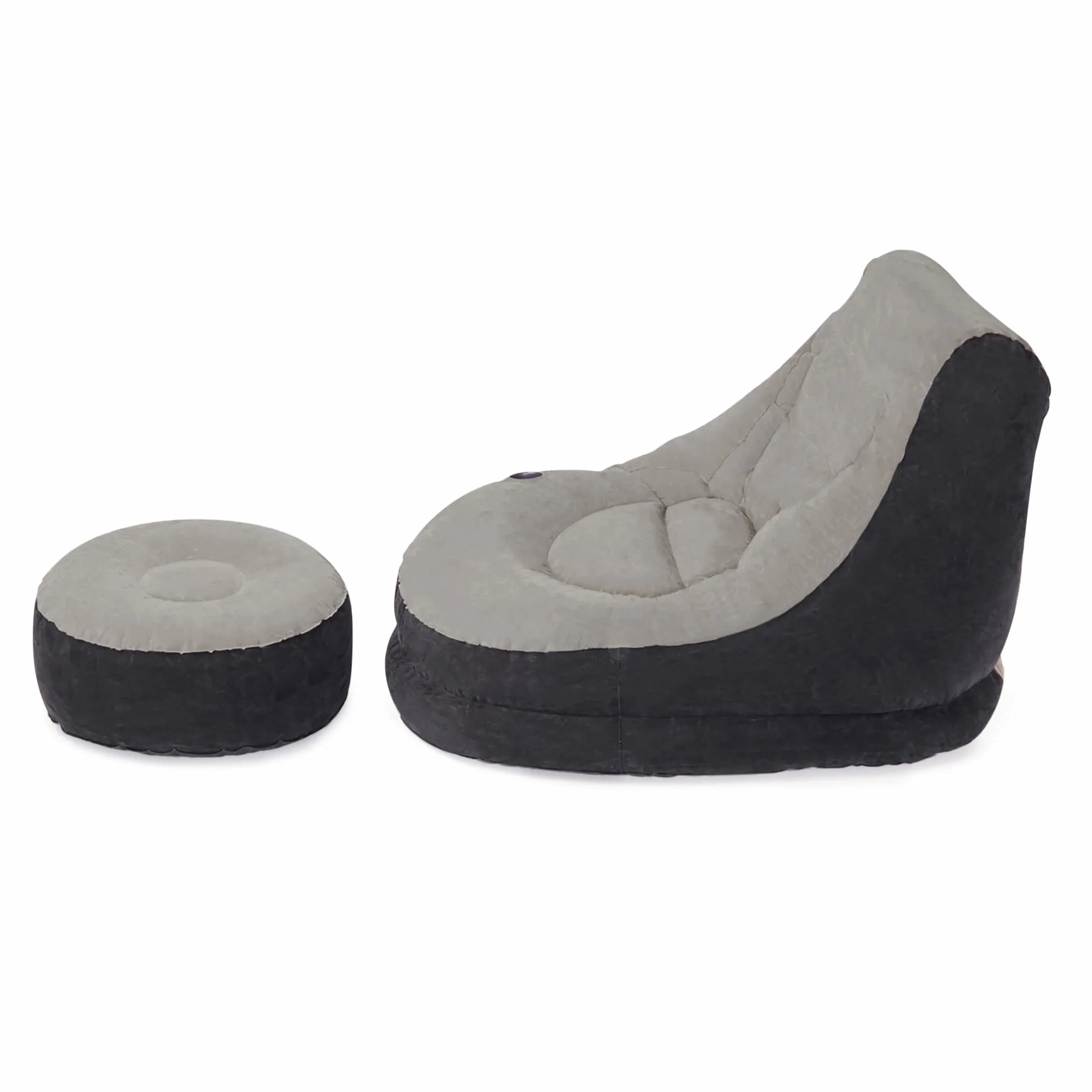 Intex Ultra Lounge Nadmuchiwane Meble Czarny Beżowy 102 x 137 x 79 cm