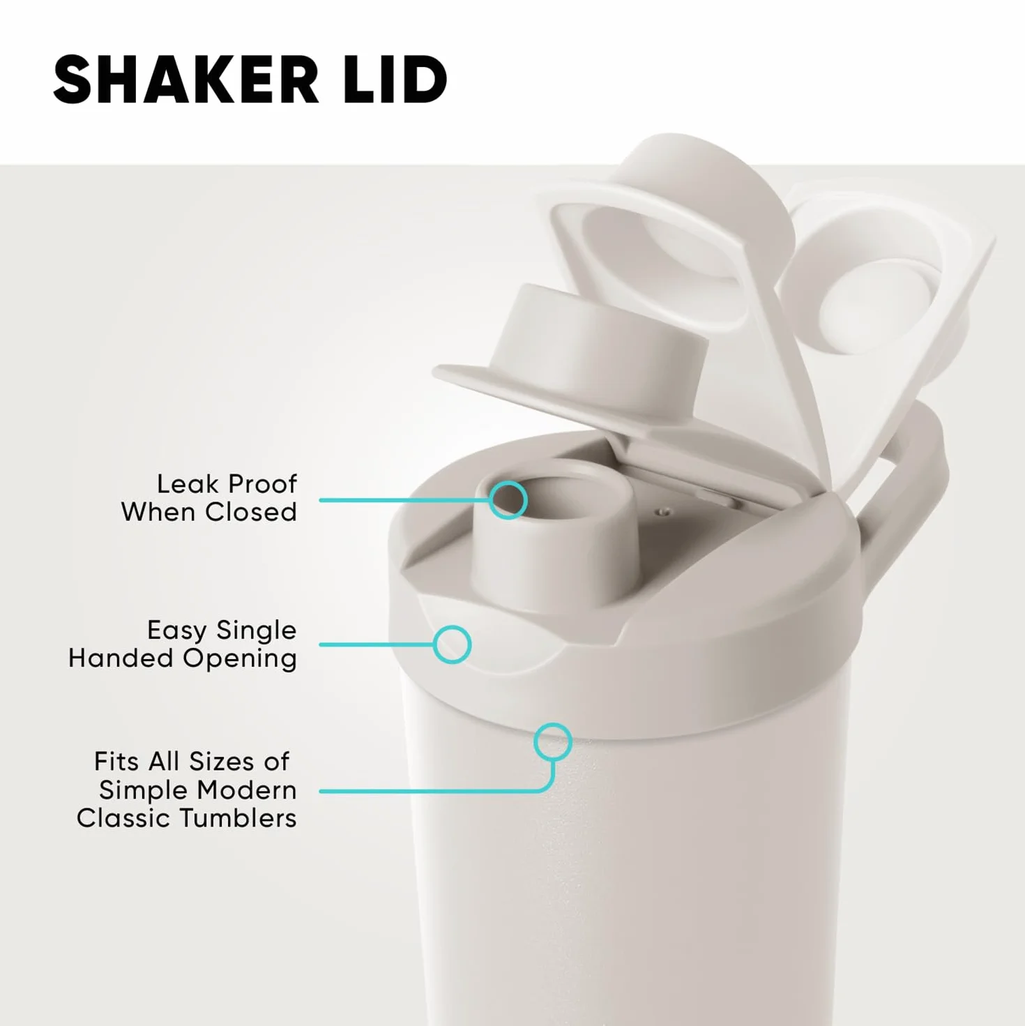 Simple Modern Shaker ze stali nierdzewnej butelka z kulką, 680 ml, metalowy kubek izolowany do mieszanek białkowych, koktajli i przed treningiem, kolekcja rajdowa, czarna Midnight Black