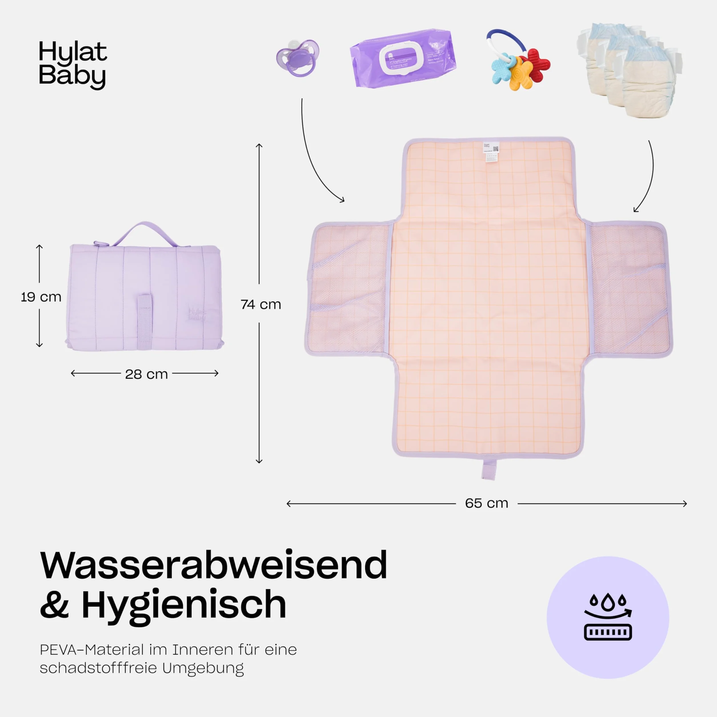 Hylat Baby Współczesny Uniseks Wickeltasche