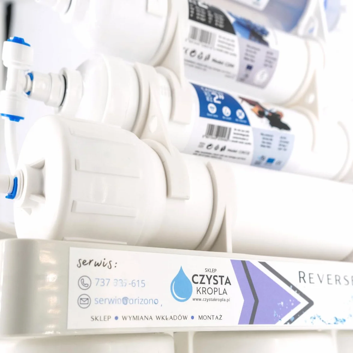 RO7 7-stopniowy filtr do wody z membraną 75 GPD – odwrócona osmoza, mineralizacja i jonizacja, zbiornik 12 l, krystalicznie czysta woda pitna, łatwa instalacja