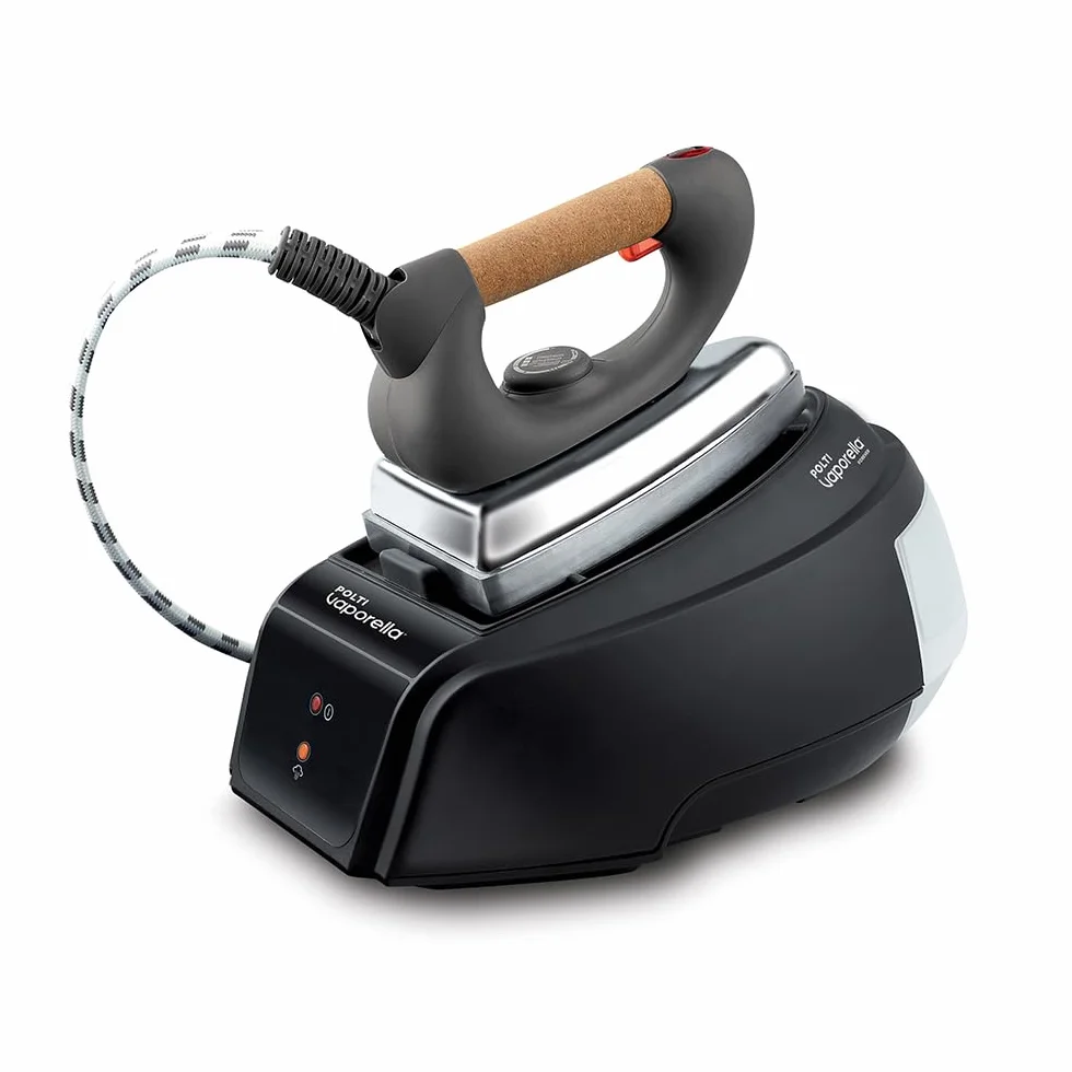 Polti Vaporella Forever 615_Pro żelazko parowe z bojlerem, 2150 W, zbiornik na wodę 0,7 l, nieograniczona autonomia pracy, 4 bary, czarny/szary