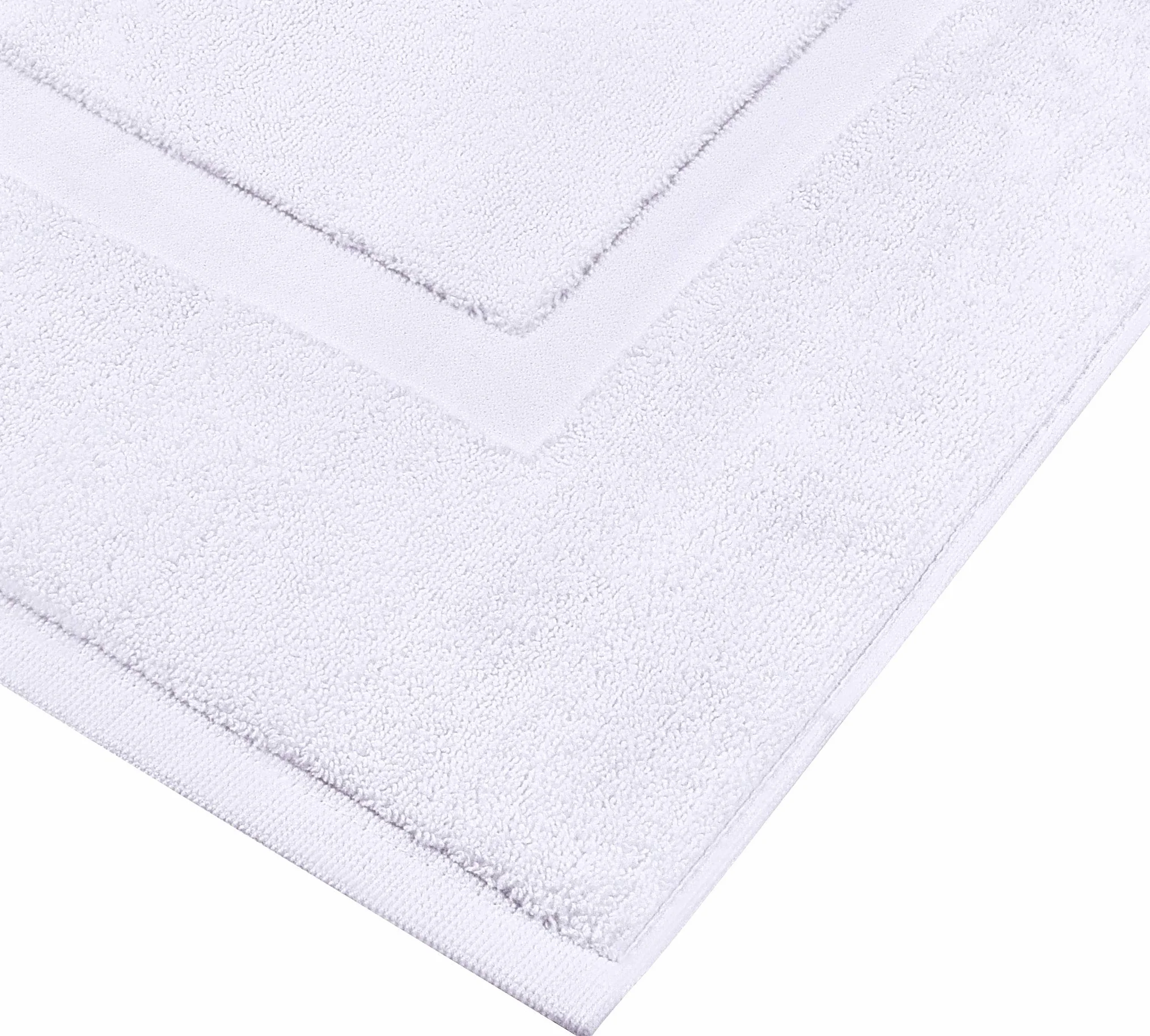 Utopia Towels - 2-pak duży dywanik kąpielowy Dywanik kąpielowy (53 x 86 cm) - 100% bawełna frotte (Biały, Opakowanie 2 sztuk)
