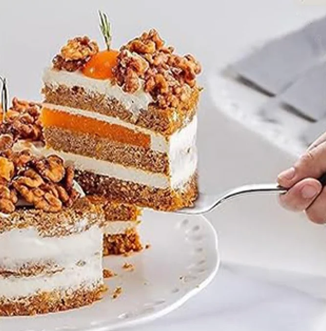 łyżka do ciasta i łyżka do tortów, długi nóż do tortów, łyżka do tortów, nóż do tortów, nóż do krojenia tortów, nóż do ciasta nóż do tortów, łyżka do tortów stal nierdzewna (2 sztuki, srebrny