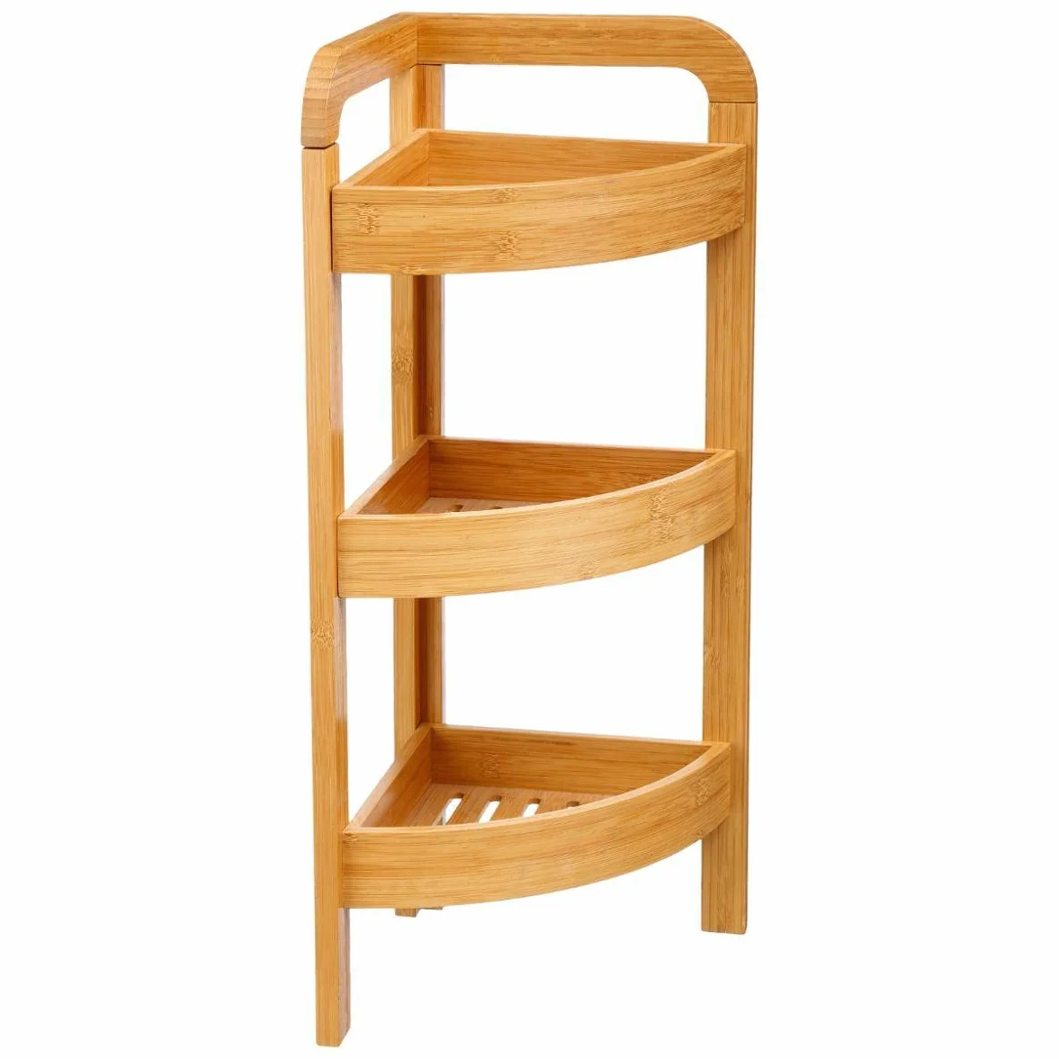 5five - Stojak narożny 3 Poziomy 23cm bambus